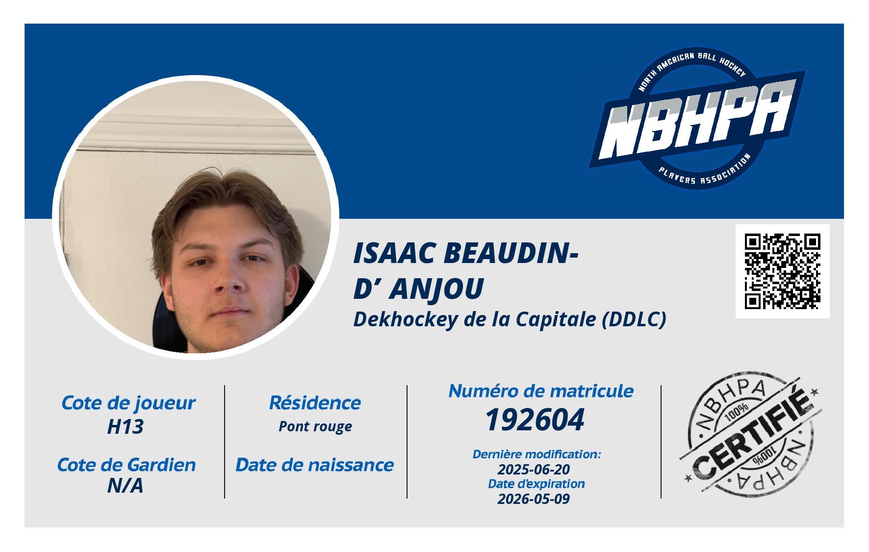 Isaac Beaudin-D’Anjou