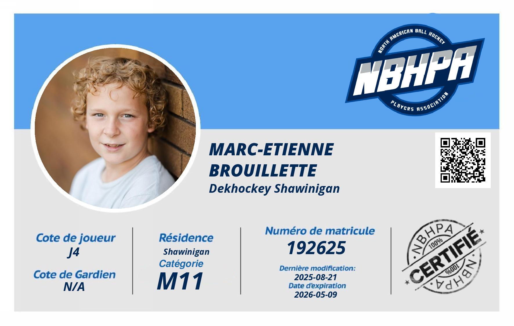 Marc-Etienne Brouillette
