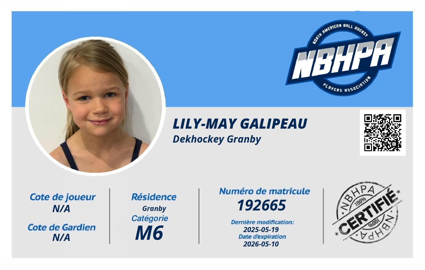 Lily-May Galipeau