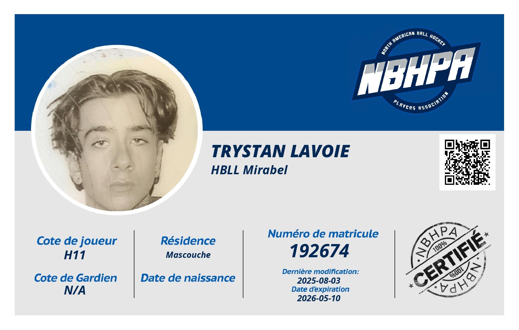 Trystan Lavoie