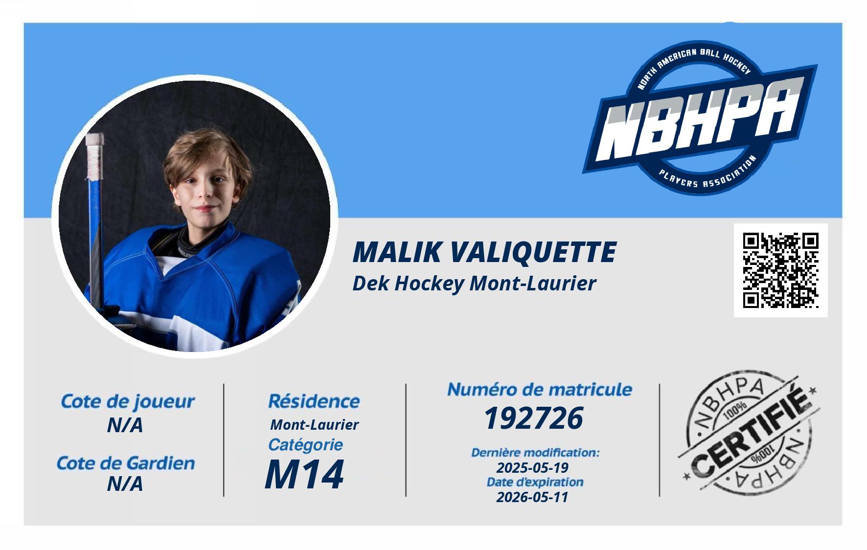 Malik Valiquette