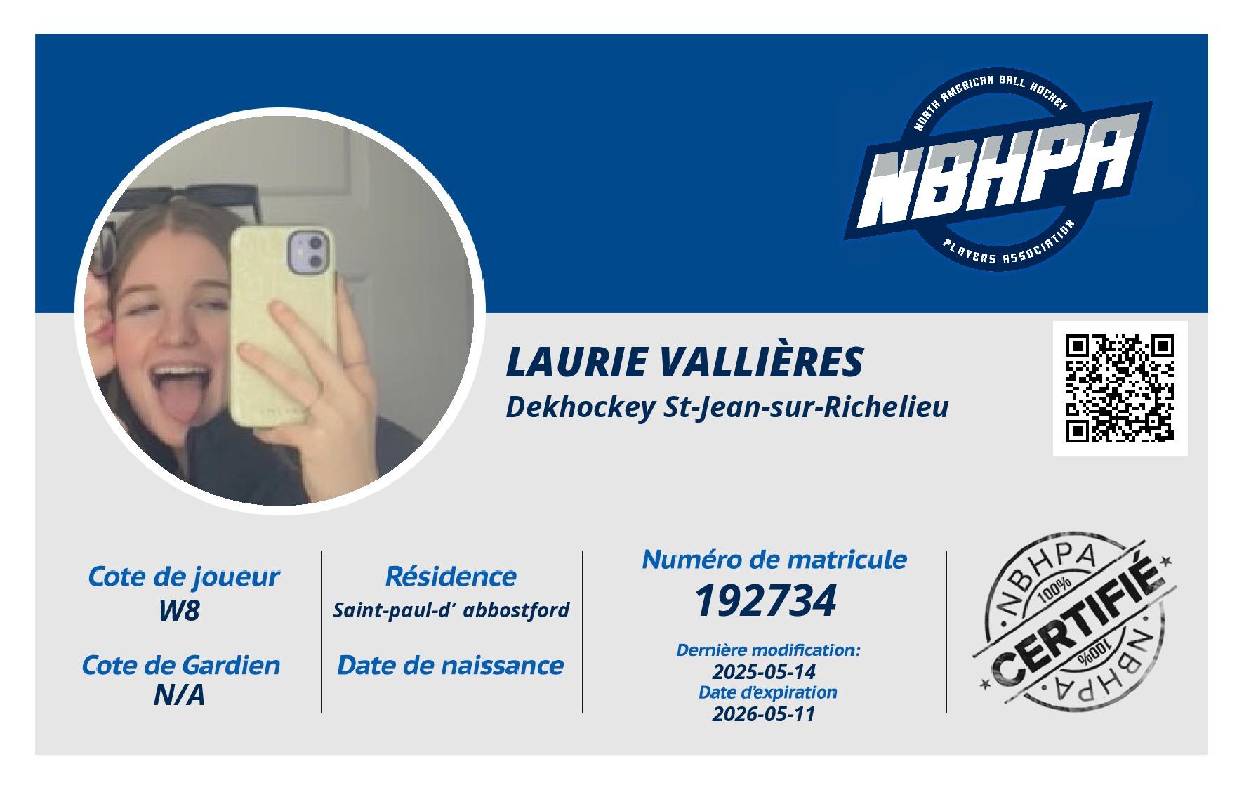 Laurie Vallières