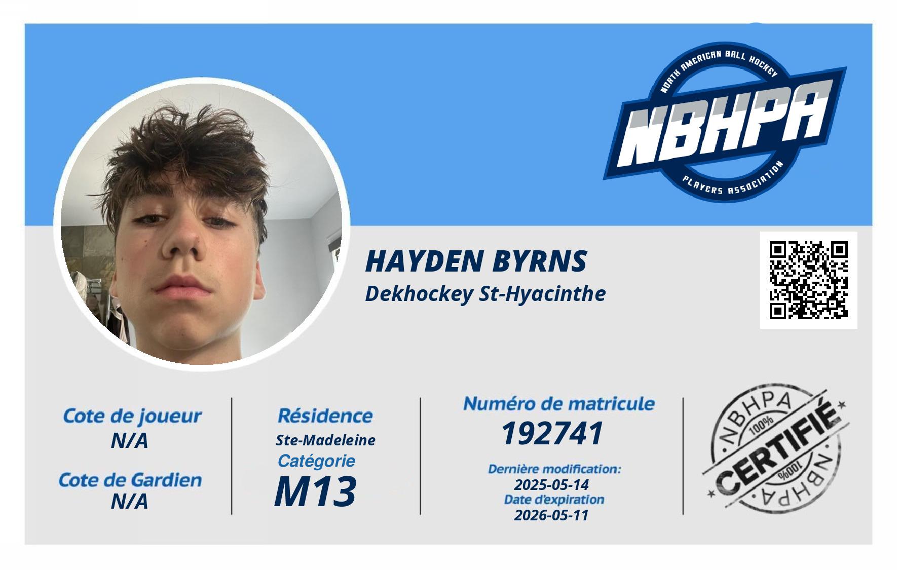 Hayden Byrns