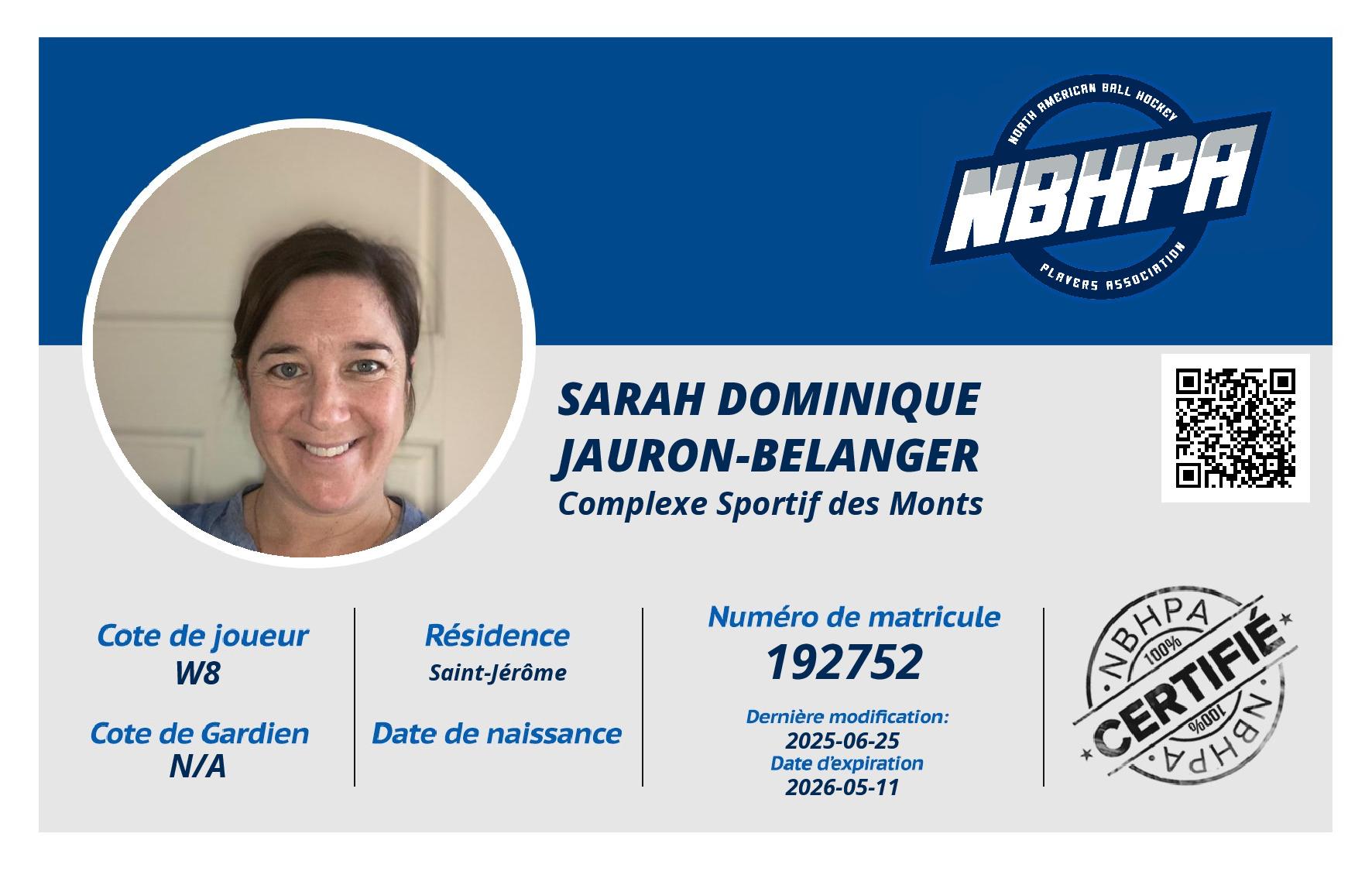 Sarah Dominique Jauron-Belanger