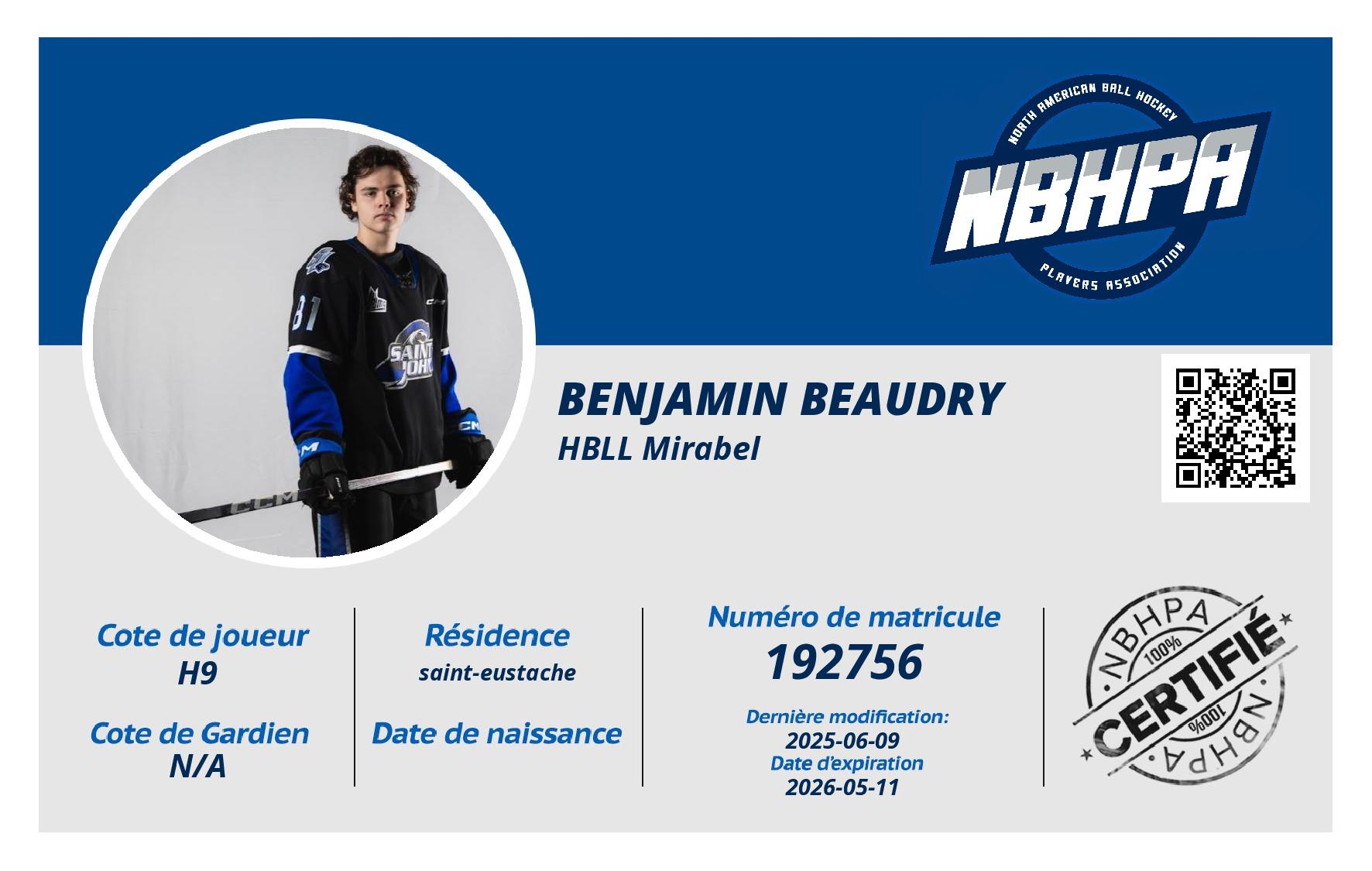 Benjamin Beaudry