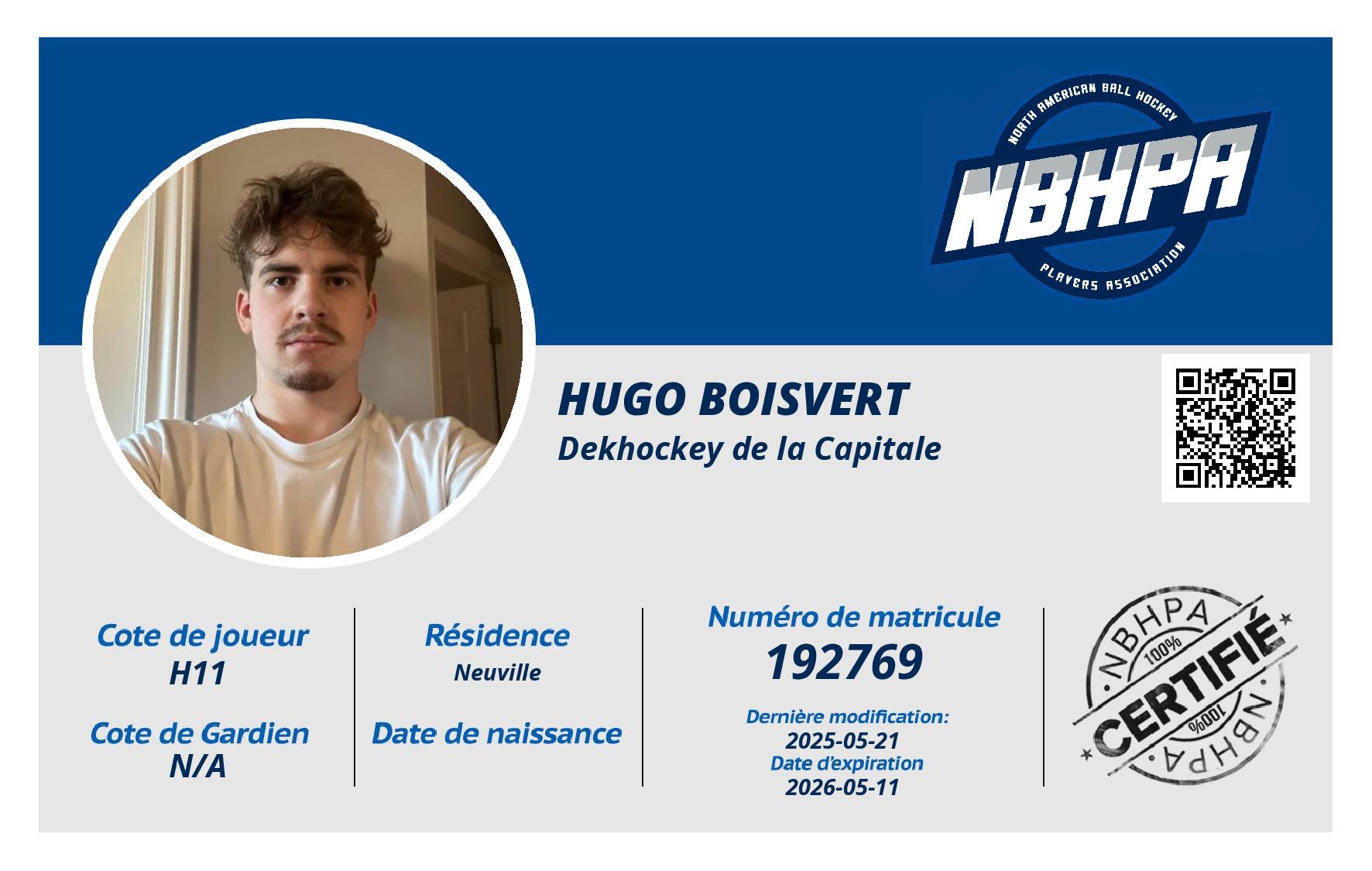 Hugo Boisvert