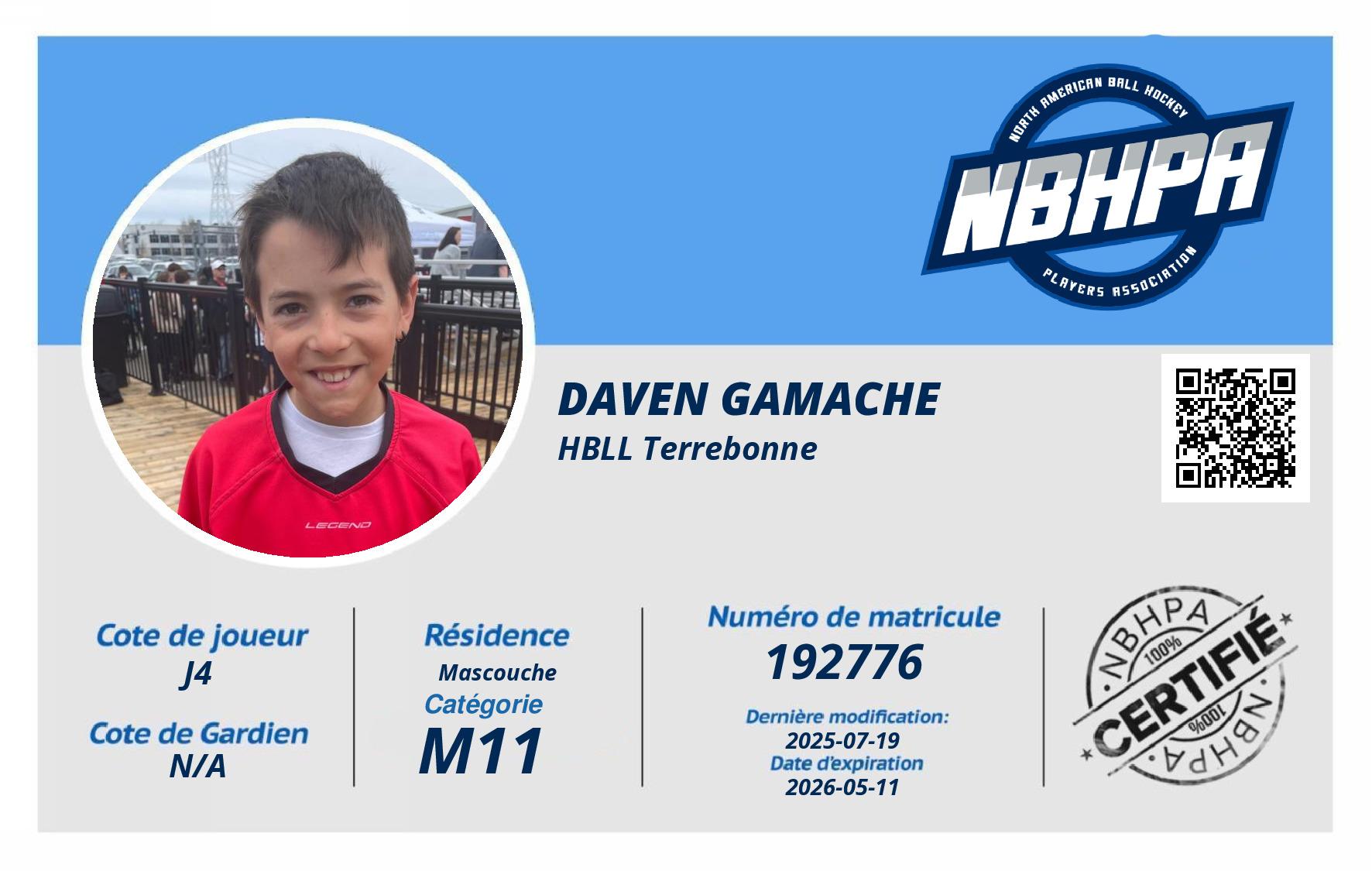 Daven Gamache