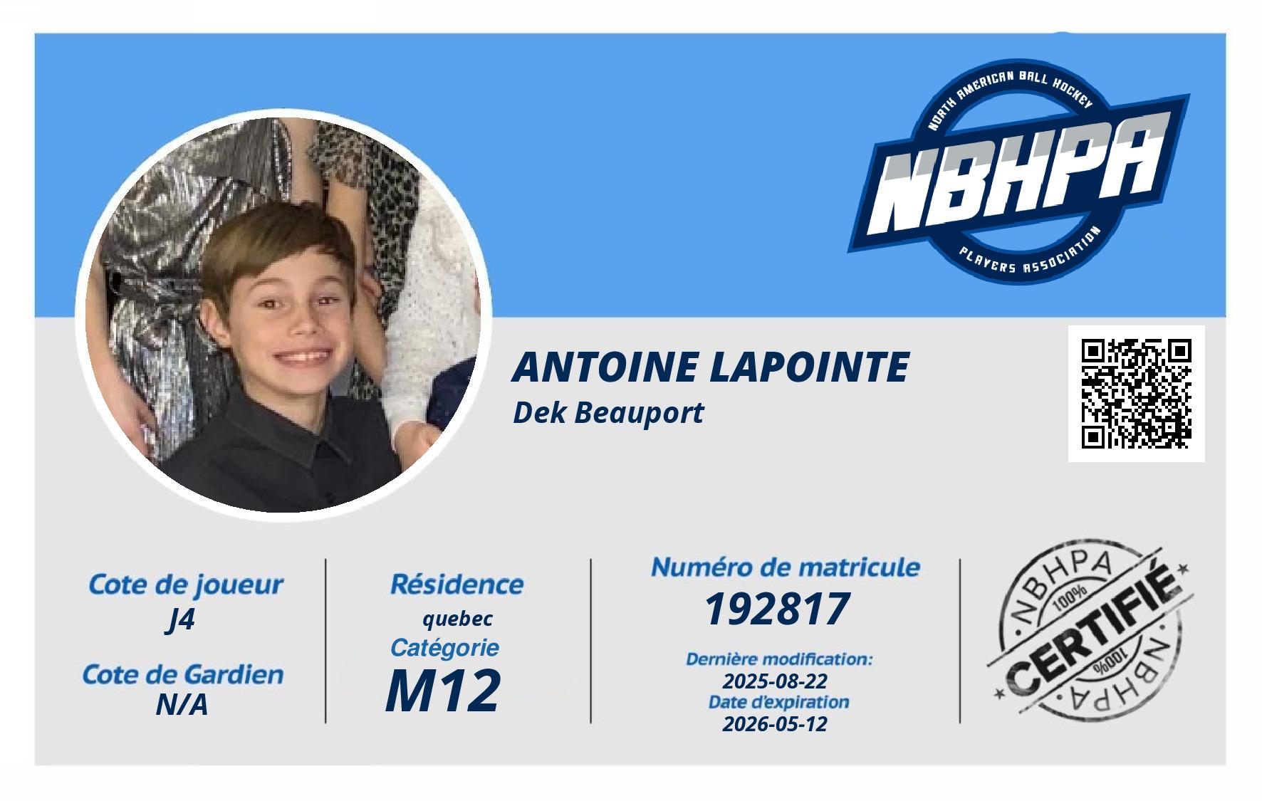 Antoine Lapointe