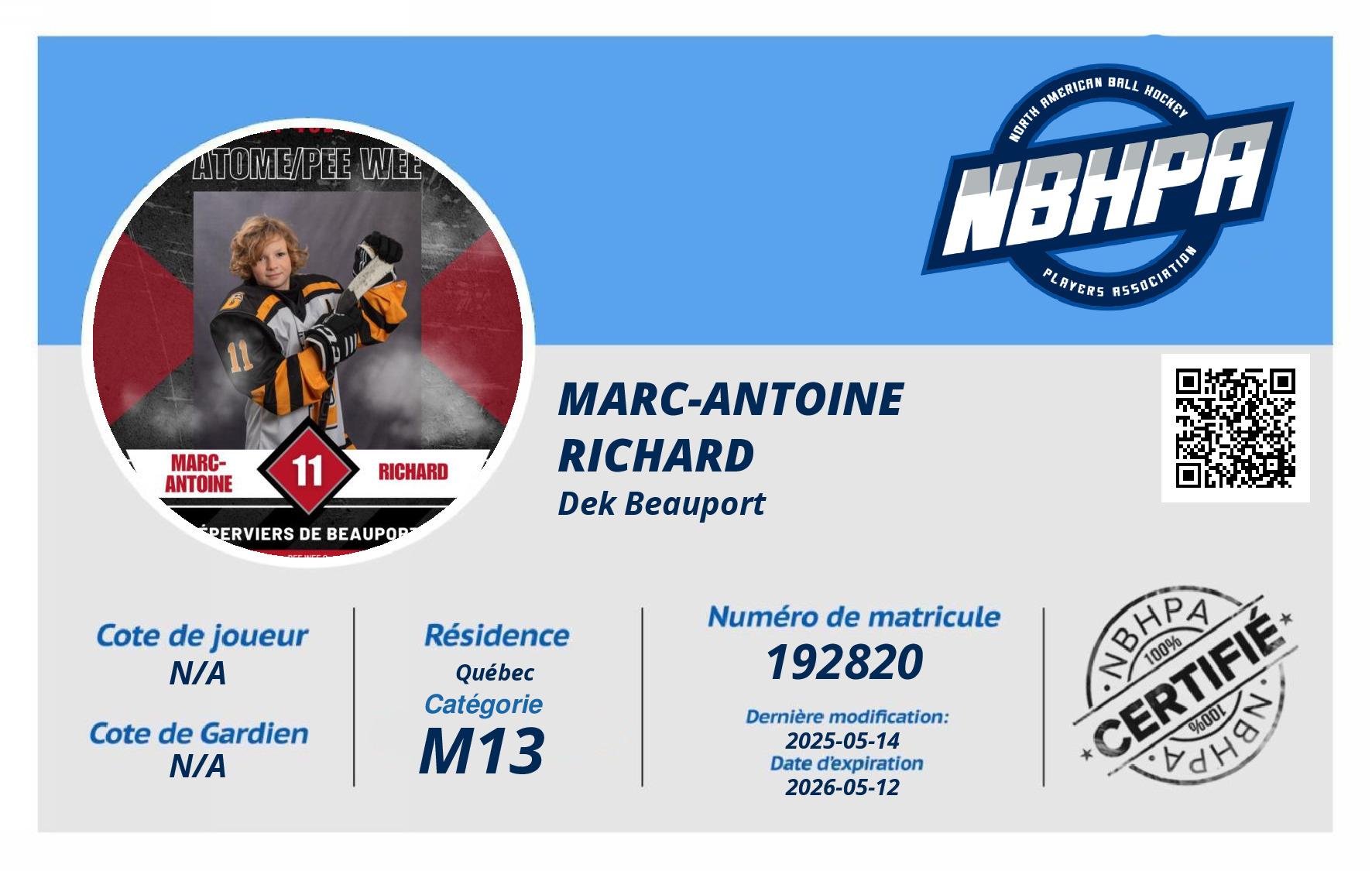 Marc-Antoine  Richard 