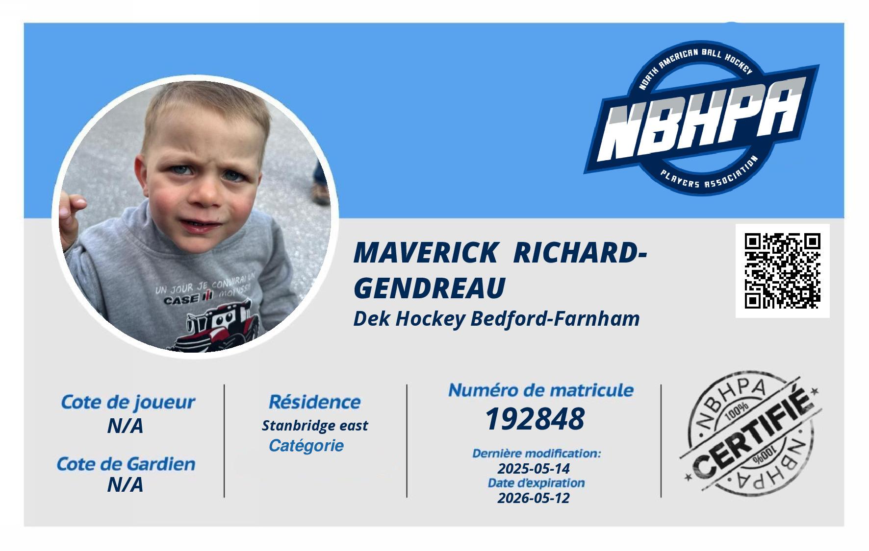Maverick  Richard-Gendreau