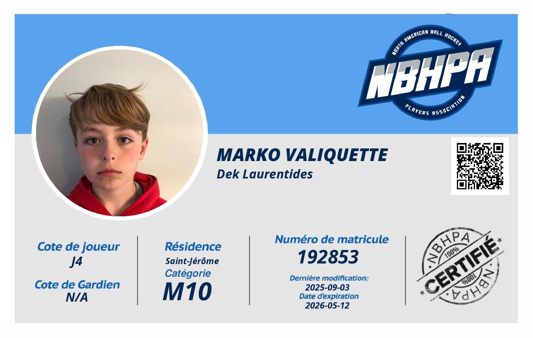 Marko Valiquette