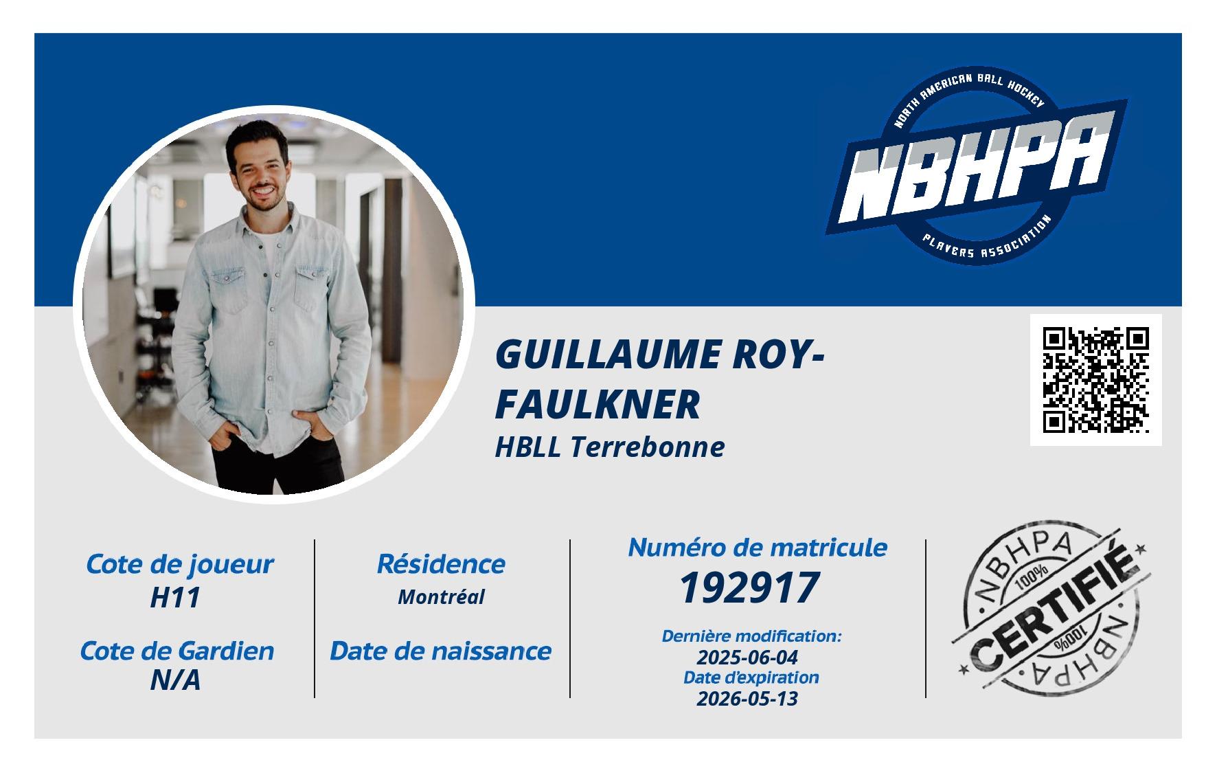 Guillaume Roy-Faulkner
