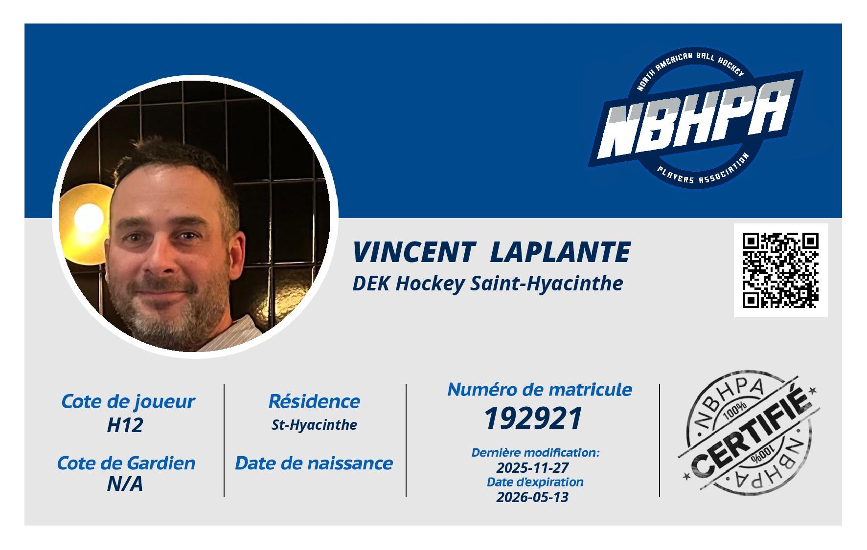Vincent  Laplante