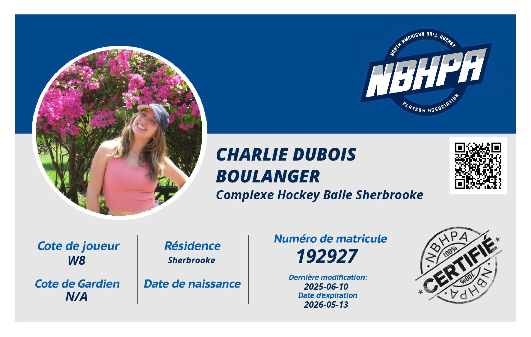 Charlie Dubois Boulanger