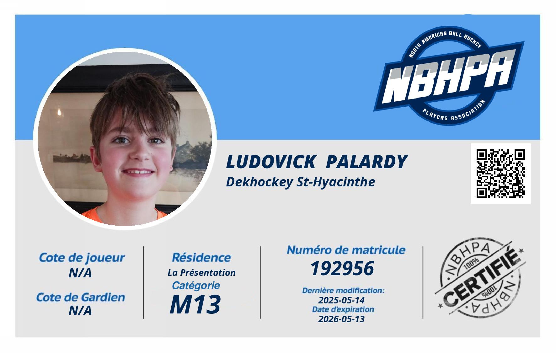 Ludovick  Palardy