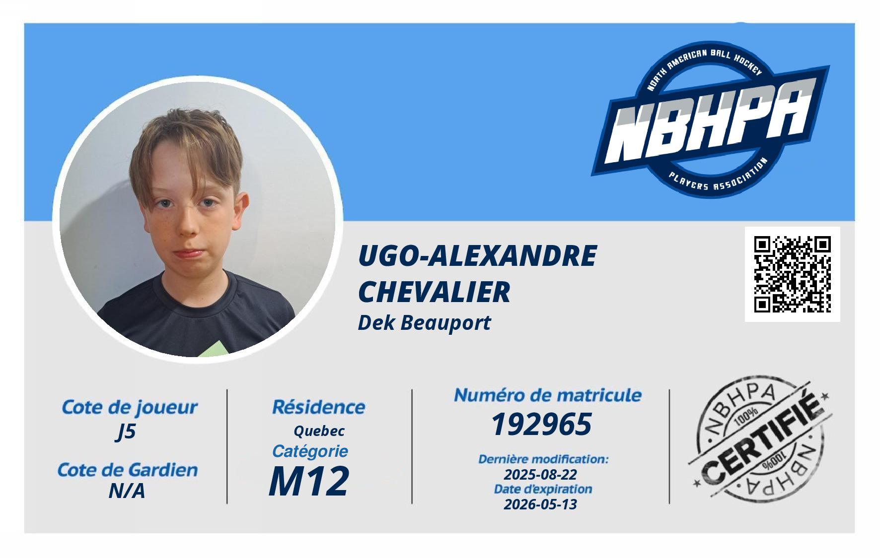 Ugo-Alexandre Chevalier