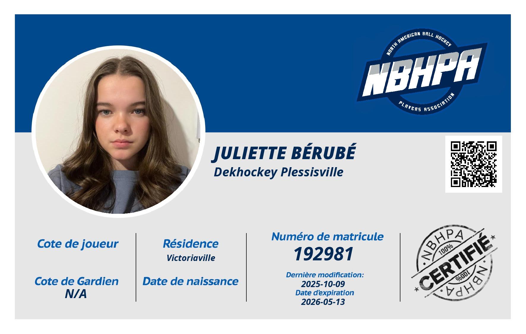 Juliette Bérubé