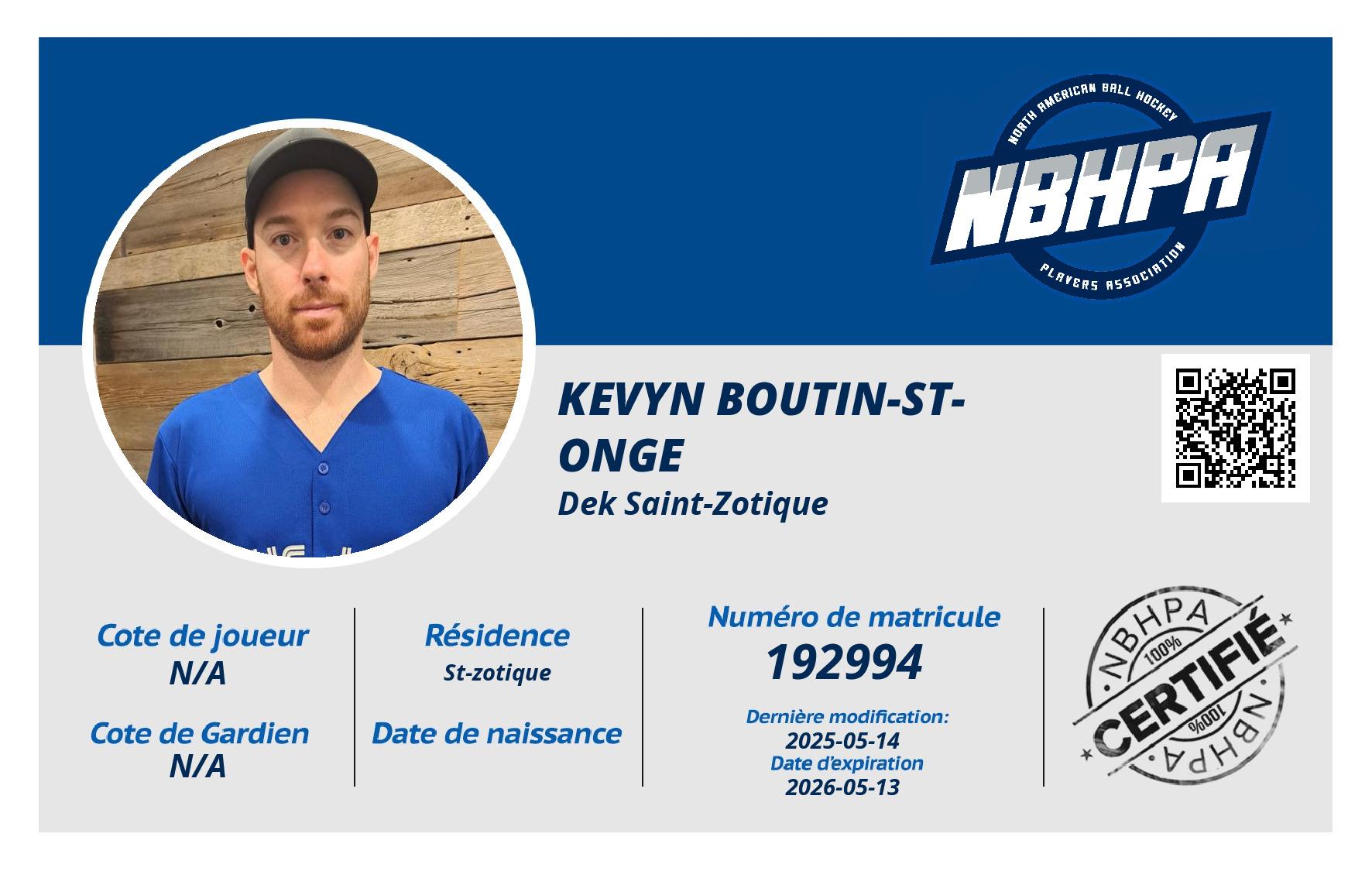 Kevyn Boutin-St-Onge