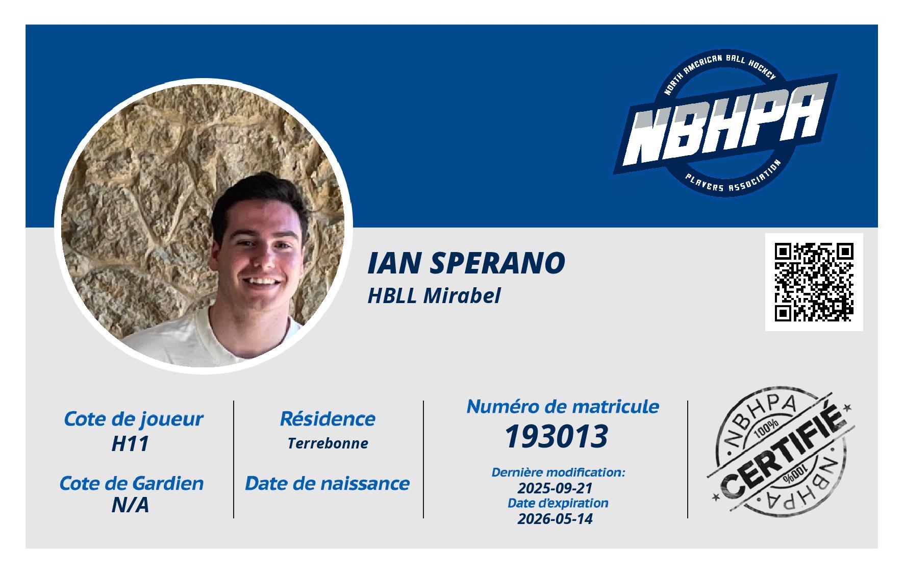 Ian Sperano