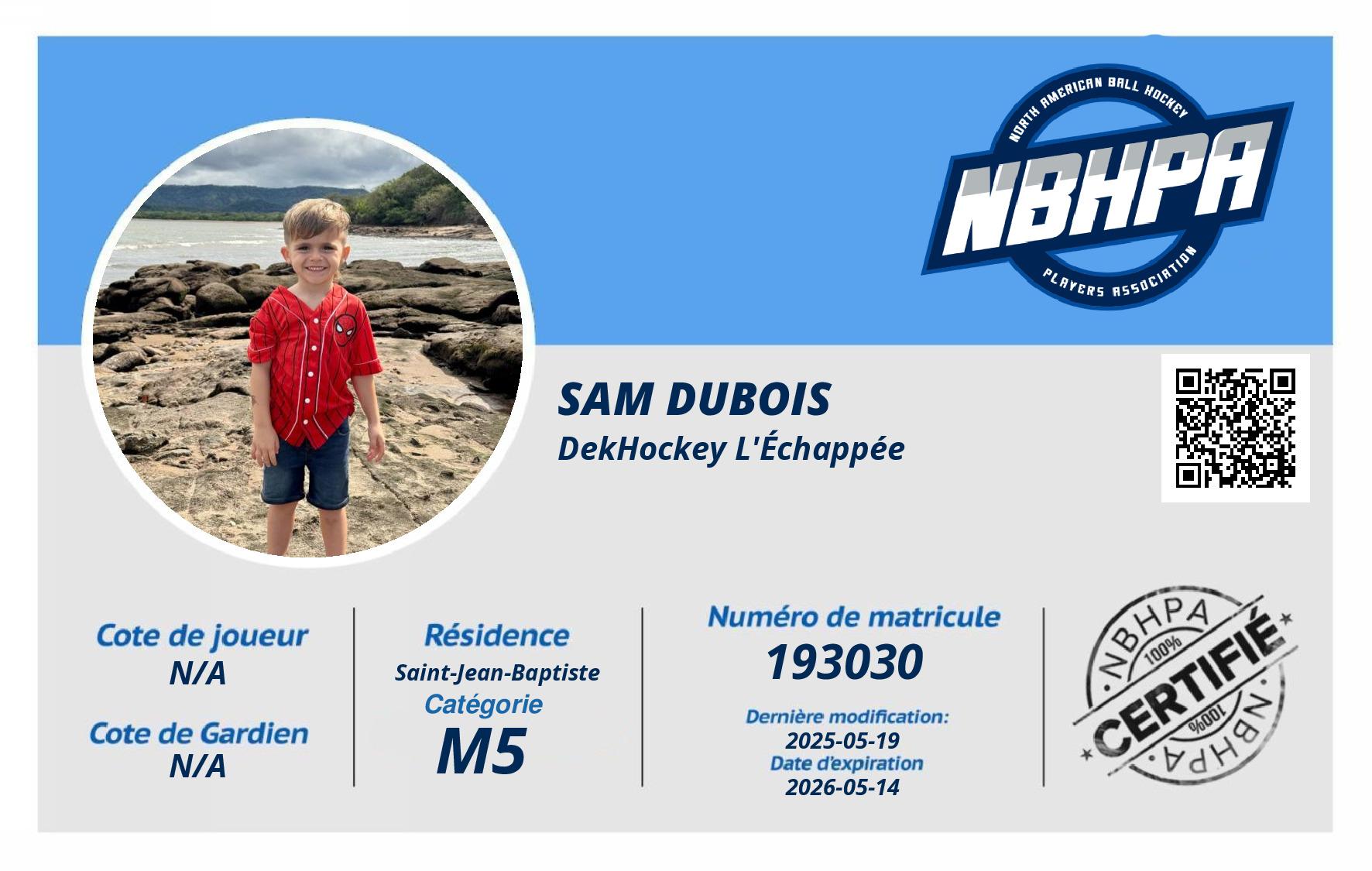 Sam Dubois
