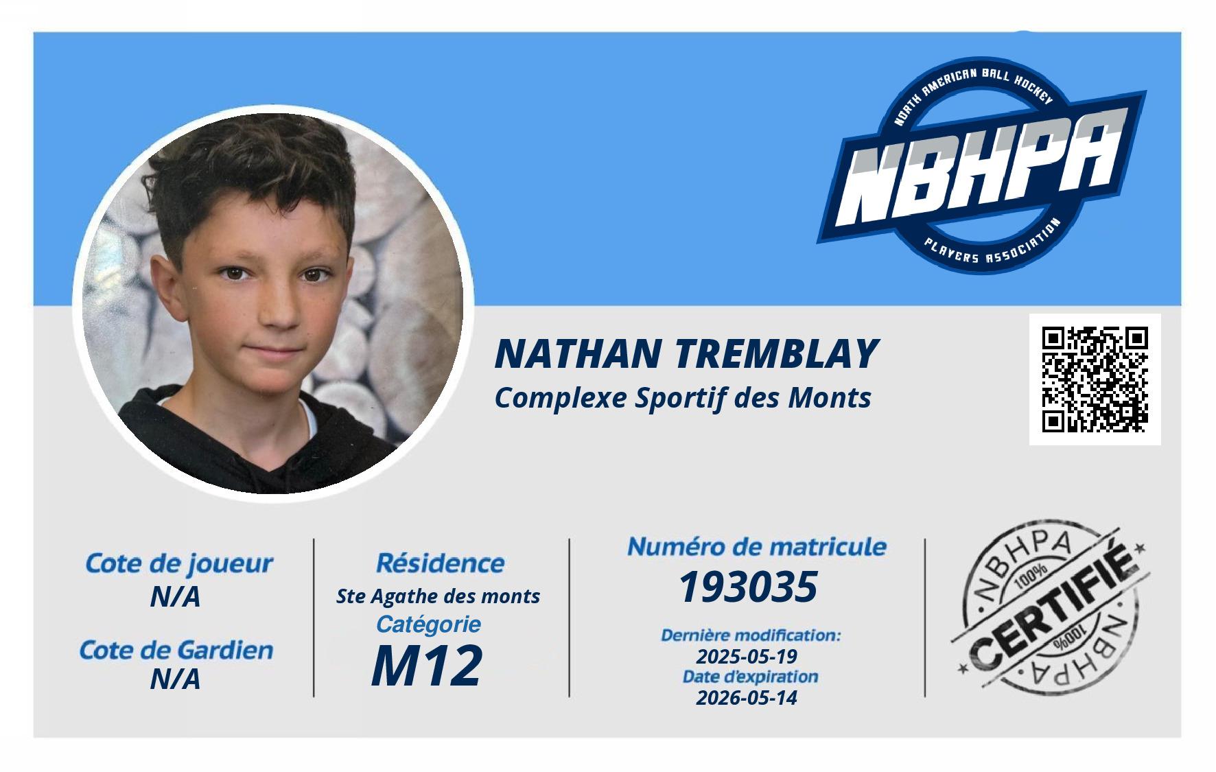 Nathan Tremblay 