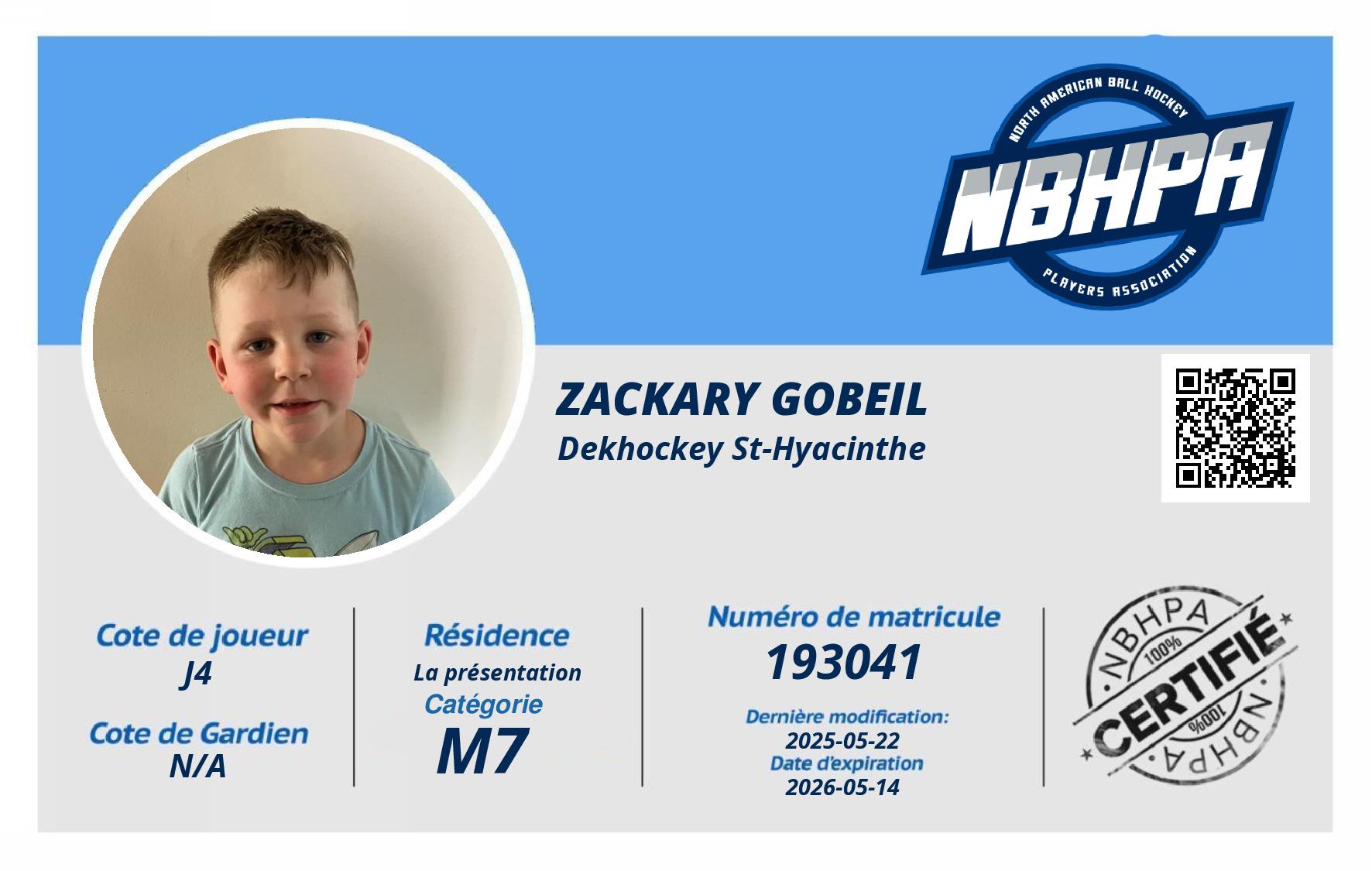 Zackary Gobeil