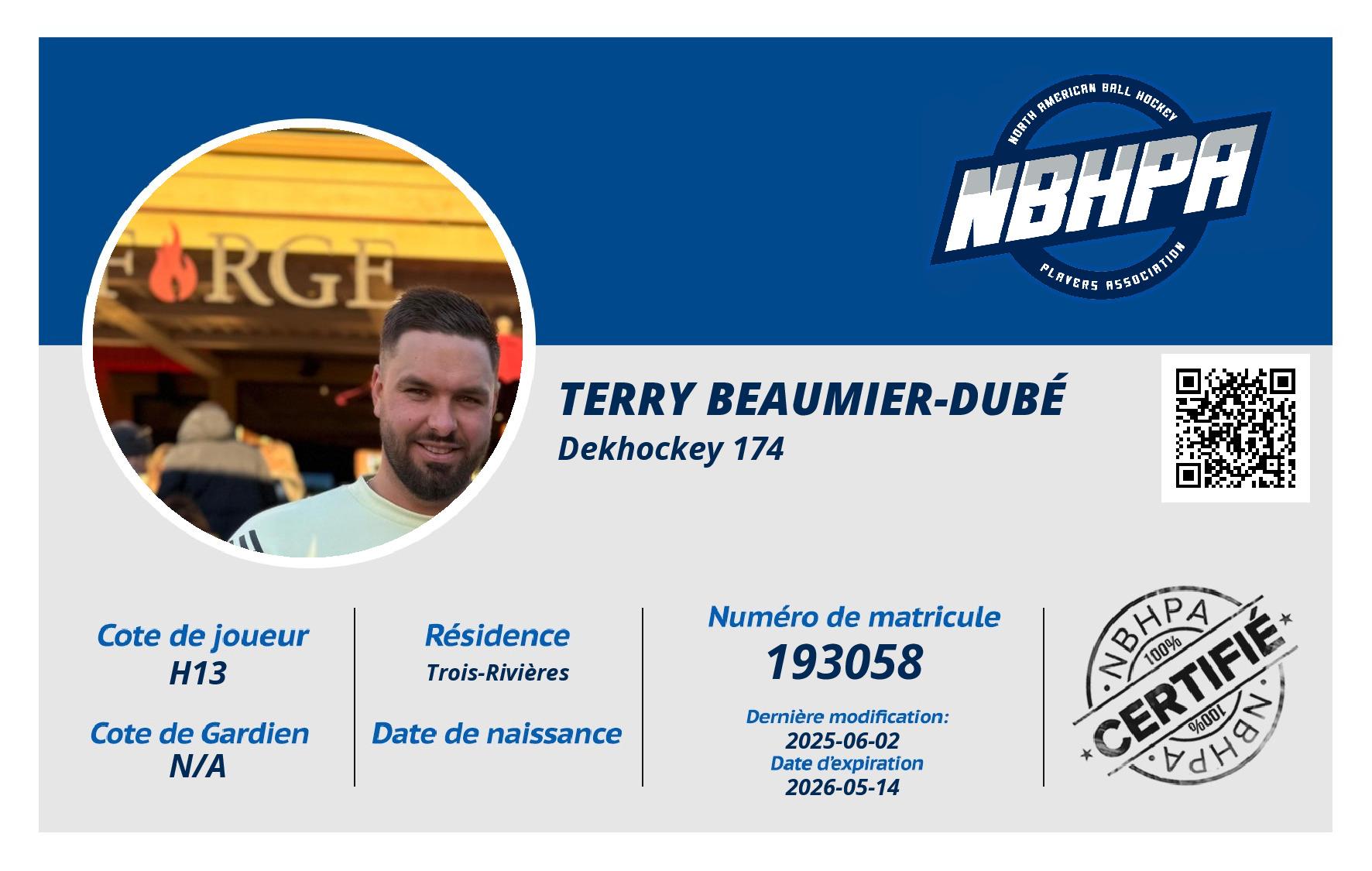 Terry Beaumier-Dubé