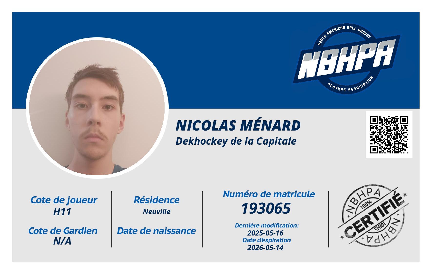 Nicolas Ménard