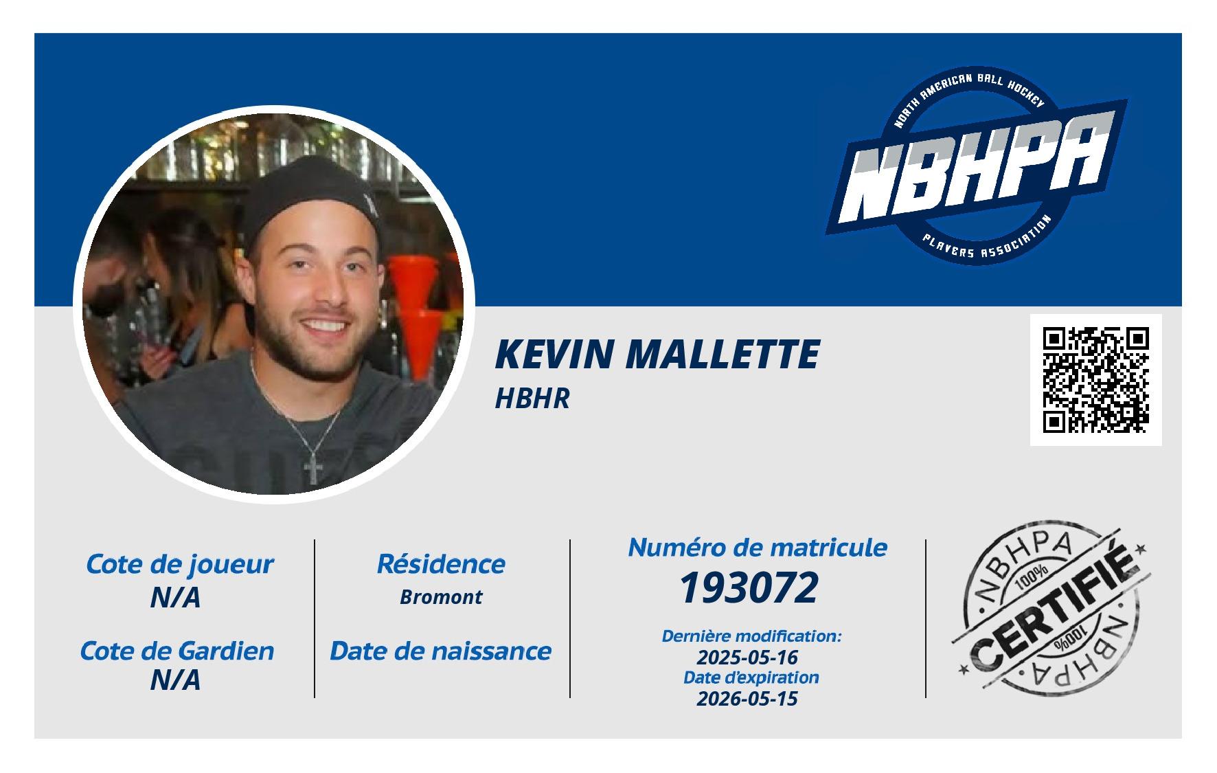 Kevin Mallette