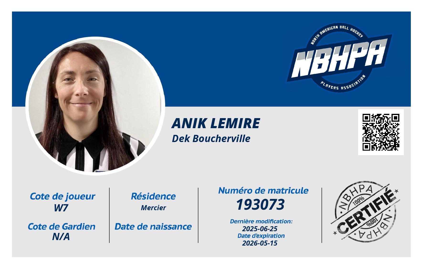 Anik Lemire