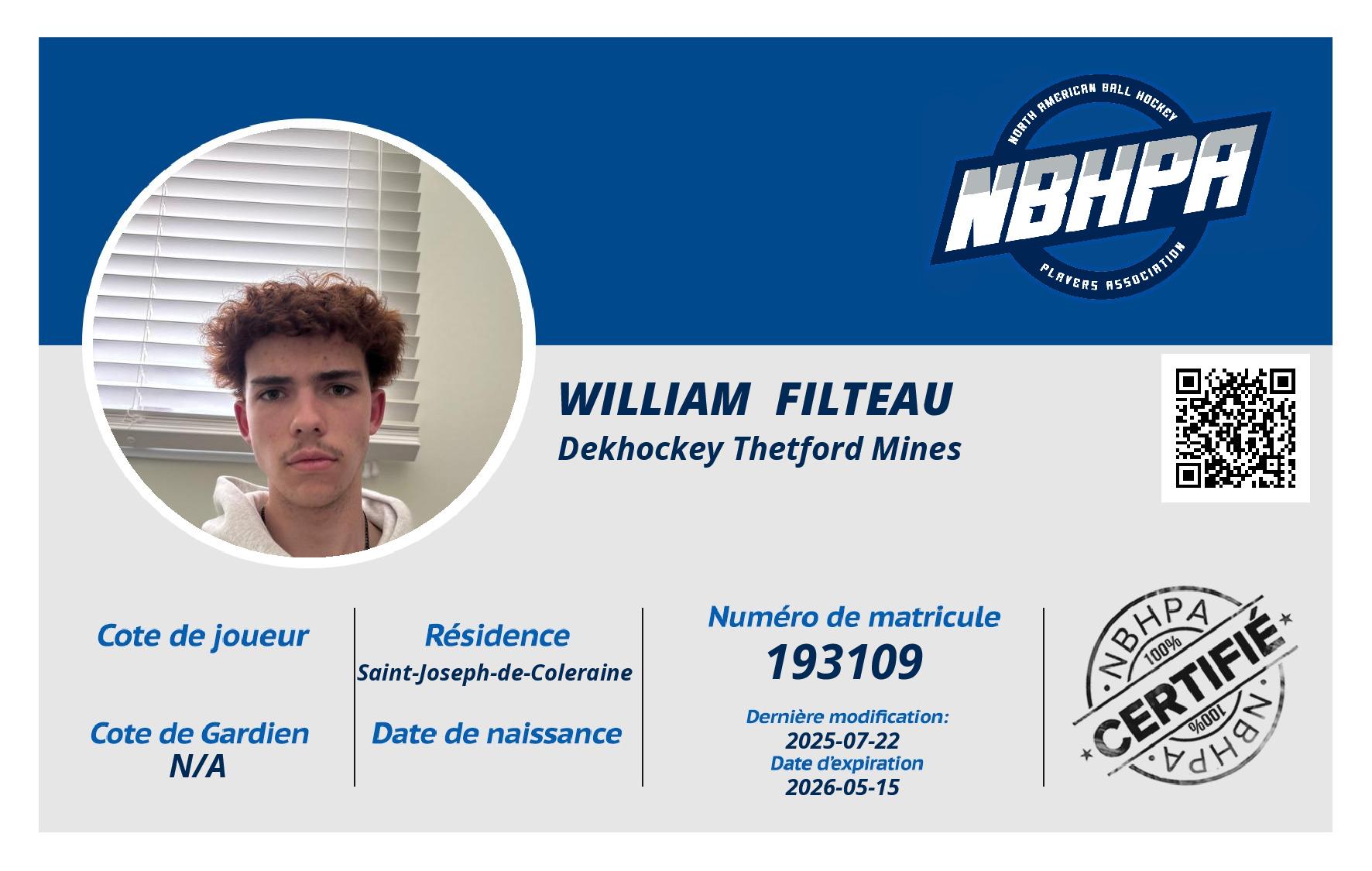 William  Filteau 