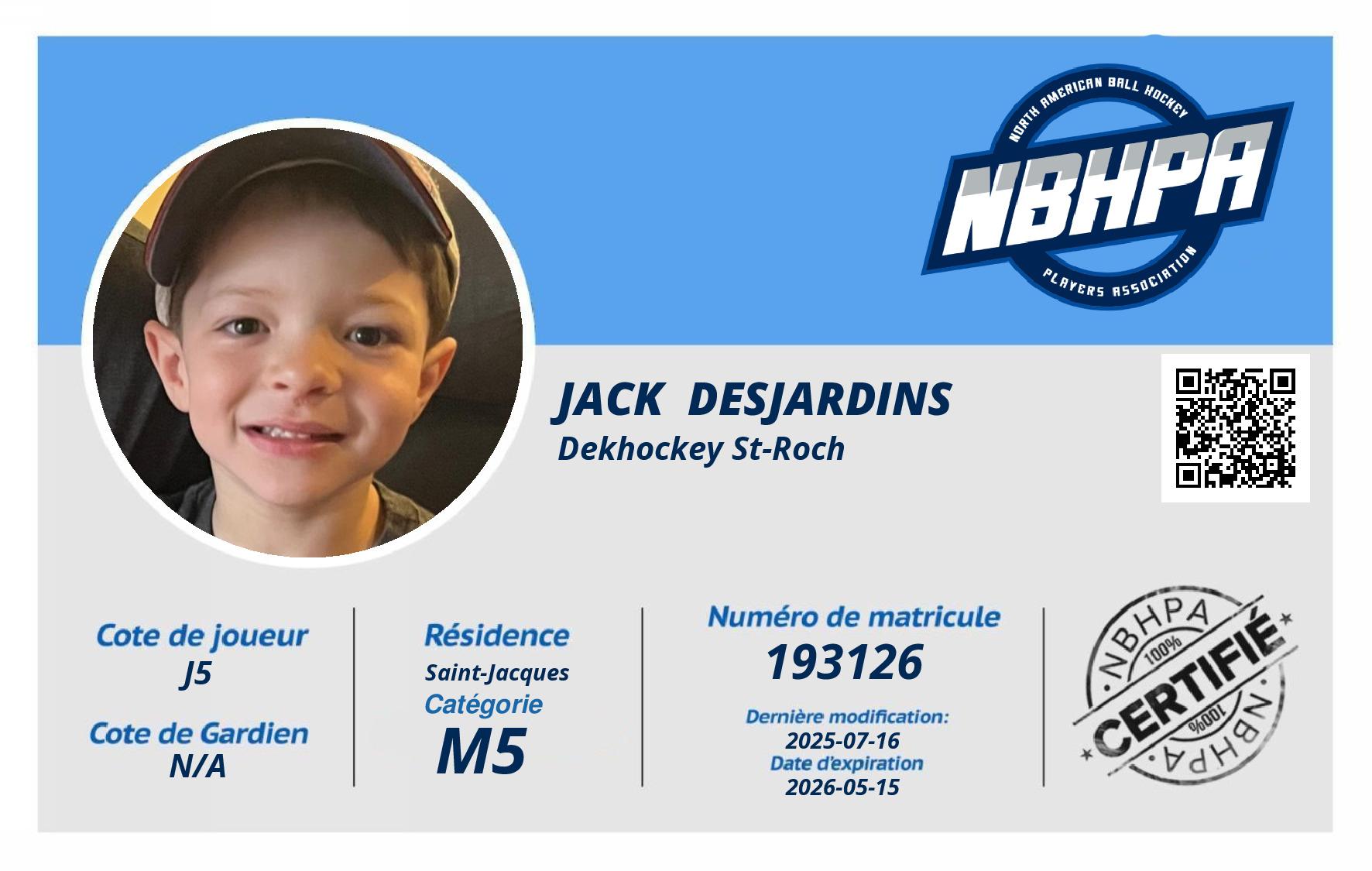 Jack  Desjardins