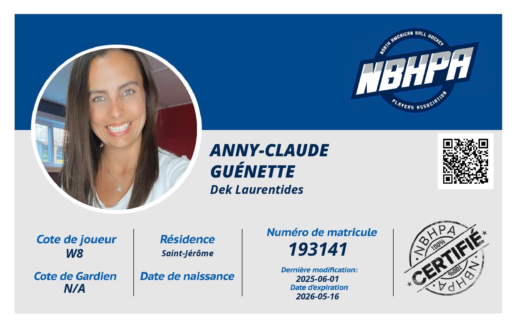 Anny-Claude Guénette