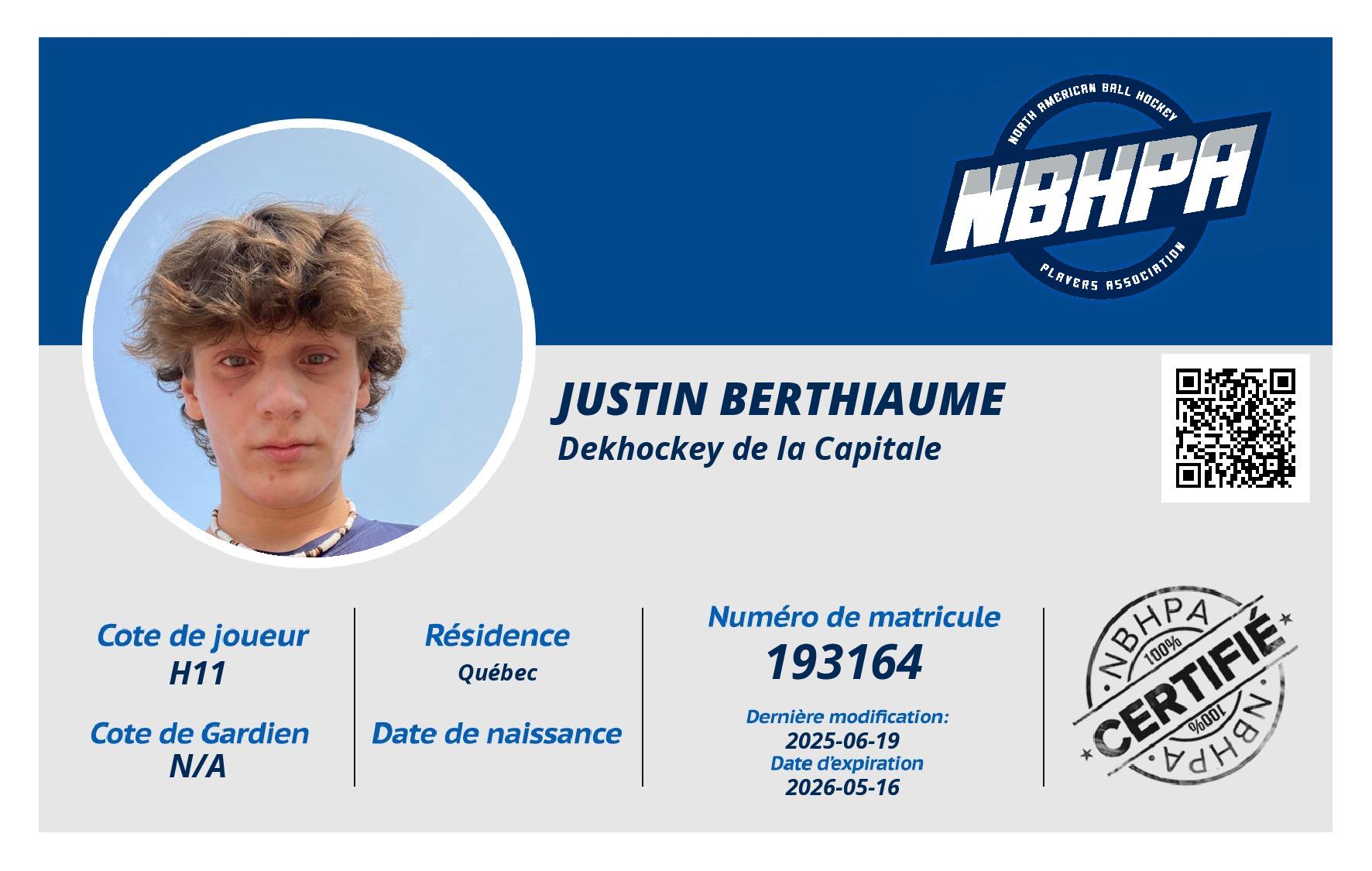 Justin Berthiaume