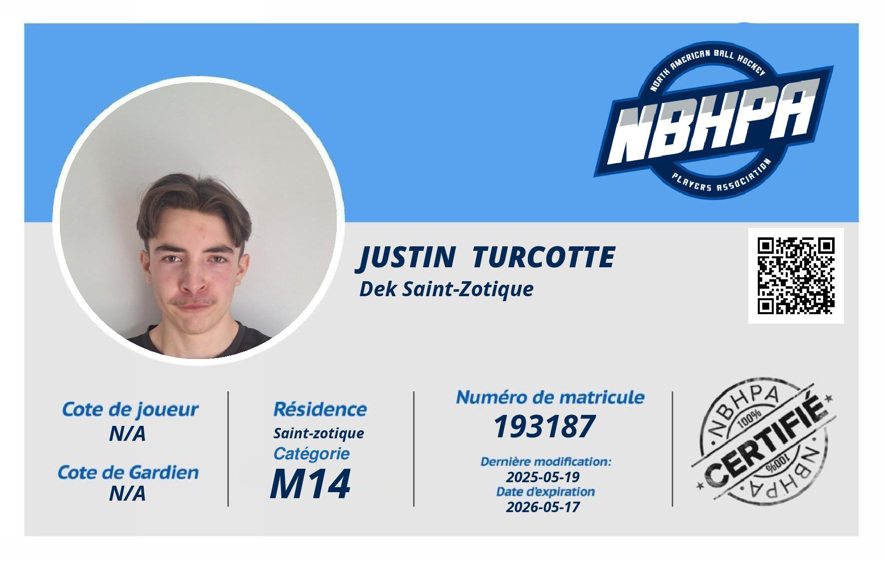 Justin  Turcotte 