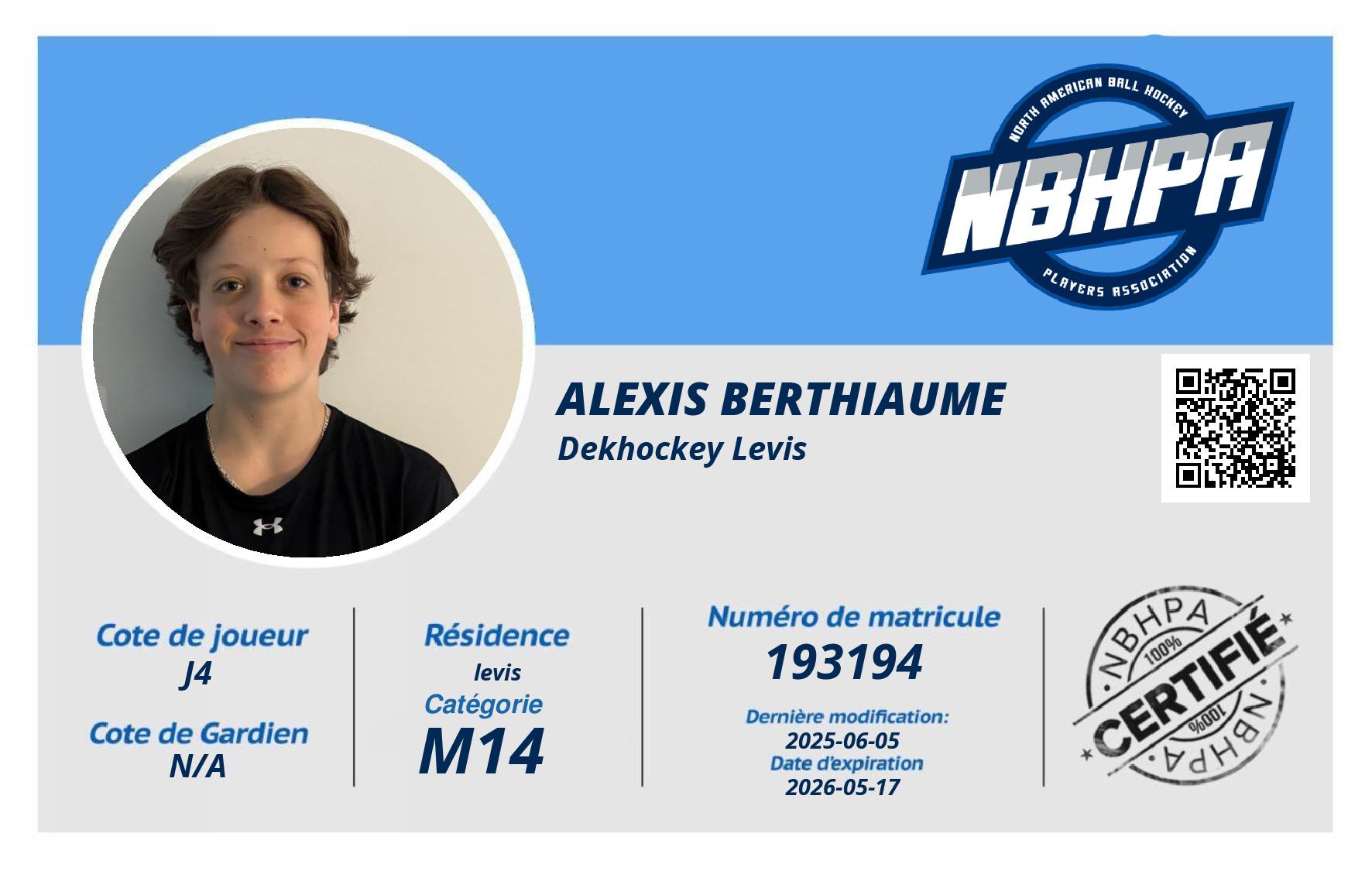 Alexis Berthiaume