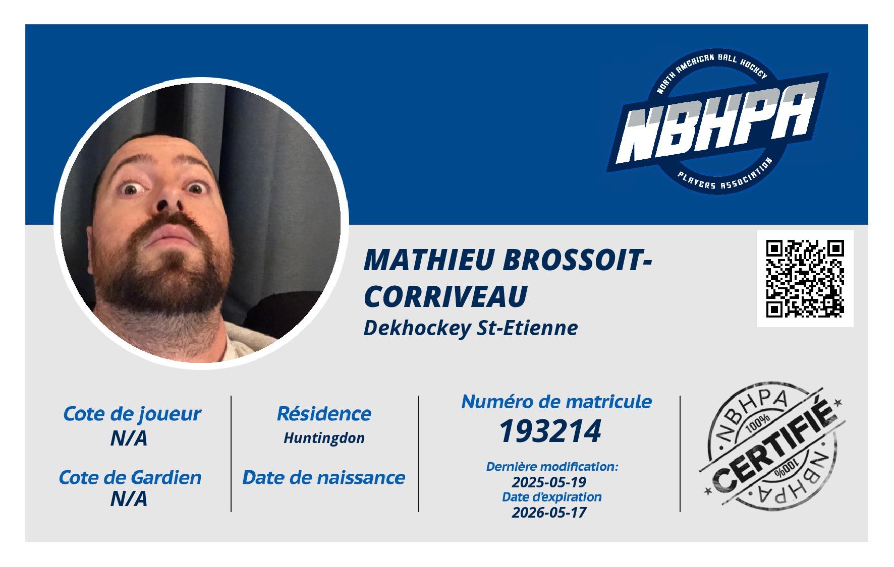 Mathieu Brossoit-Corriveau