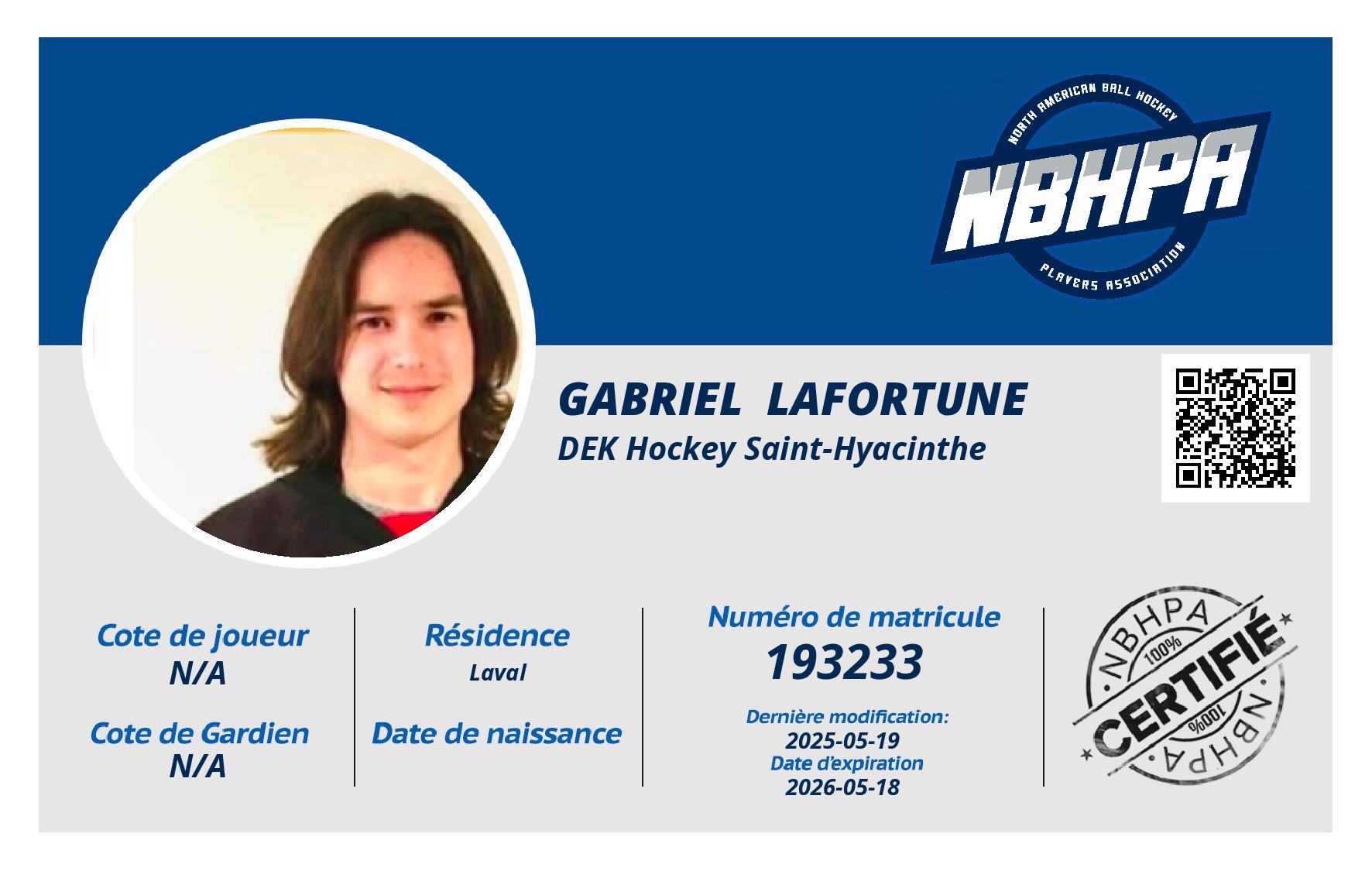 Gabriel  Lafortune