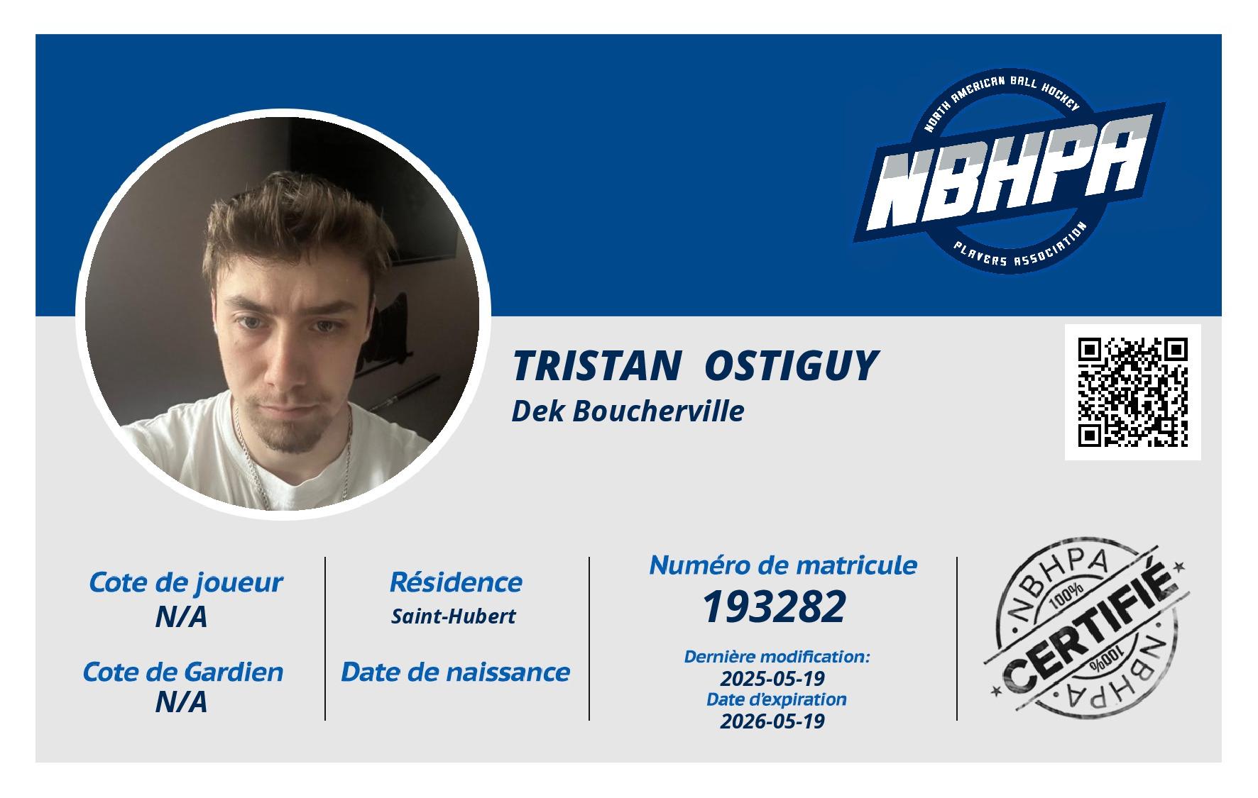 Tristan  Ostiguy