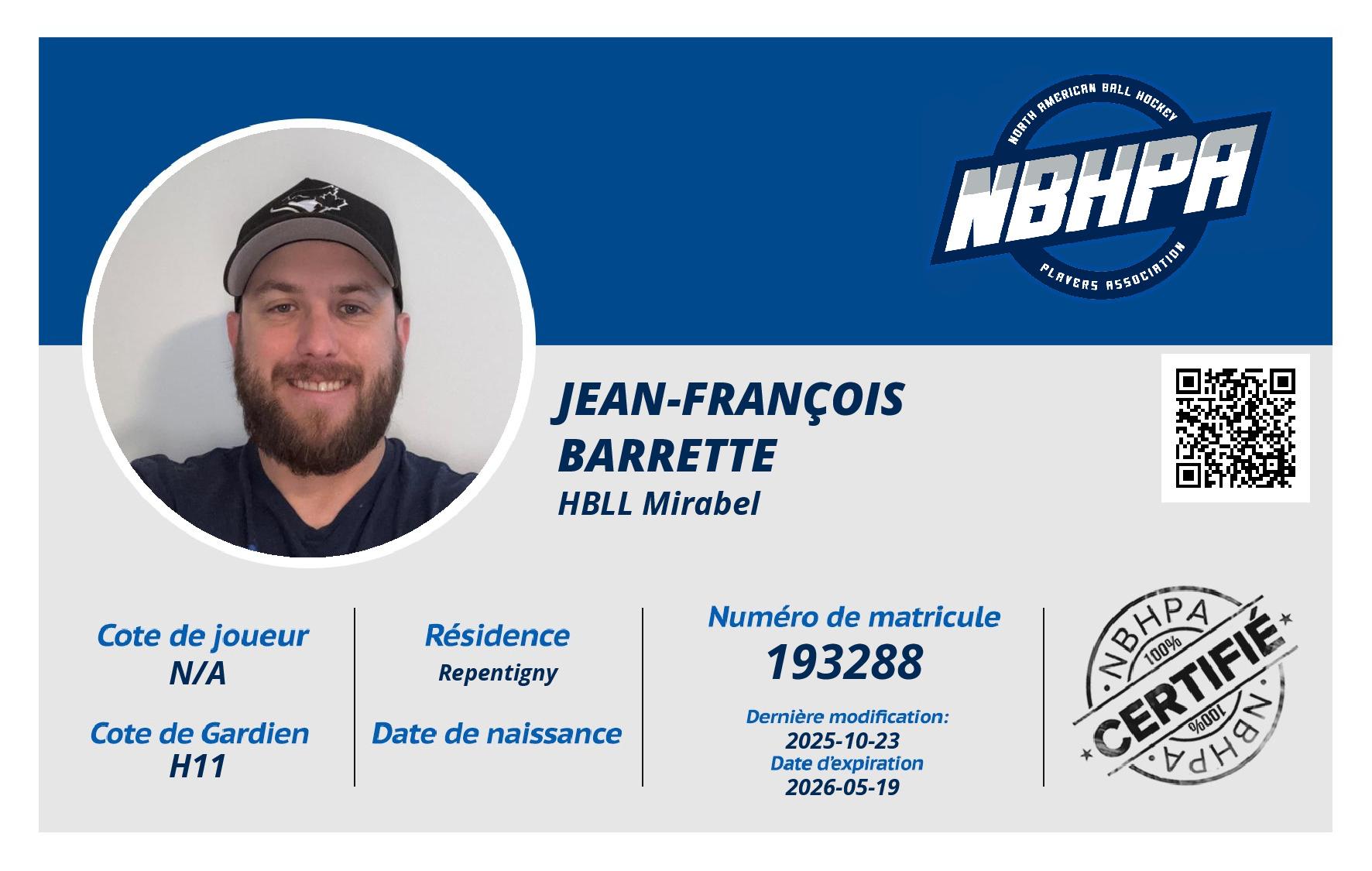 Jean-François Barrette