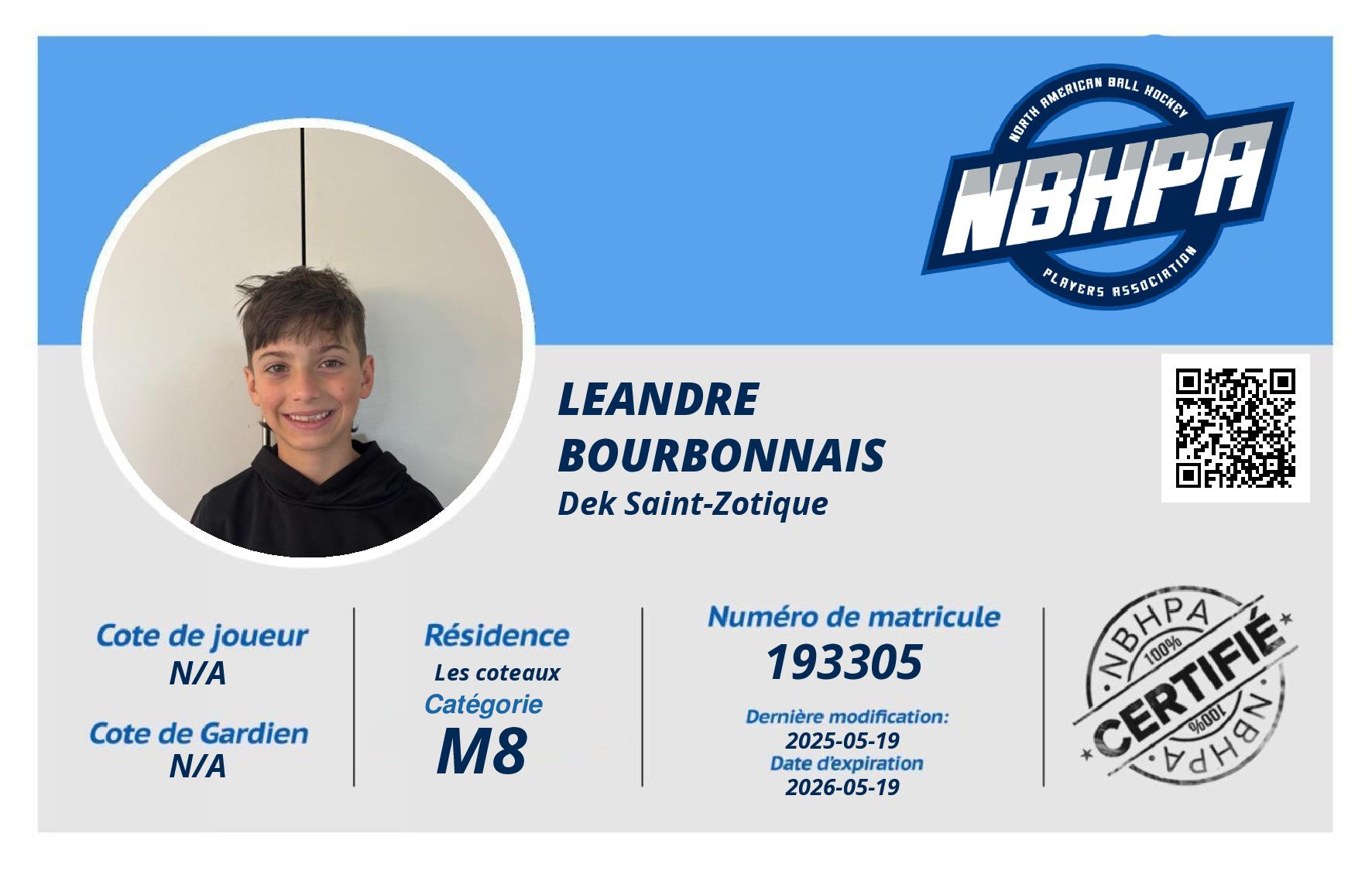 Leandre Bourbonnais