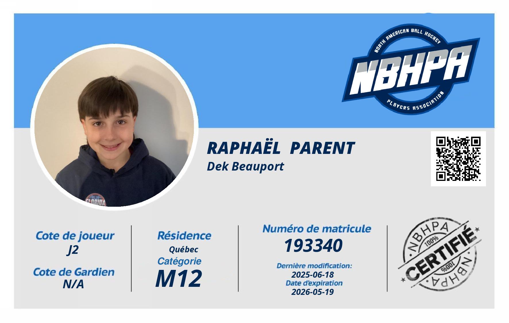 Raphaël  Parent