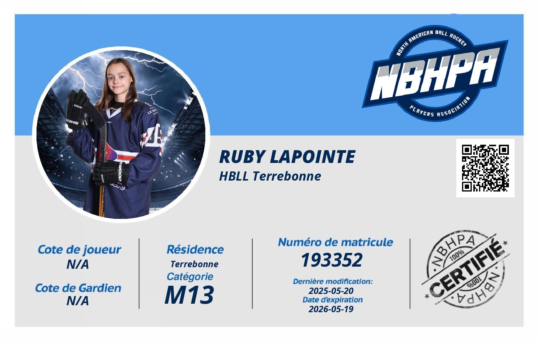 Ruby Lapointe