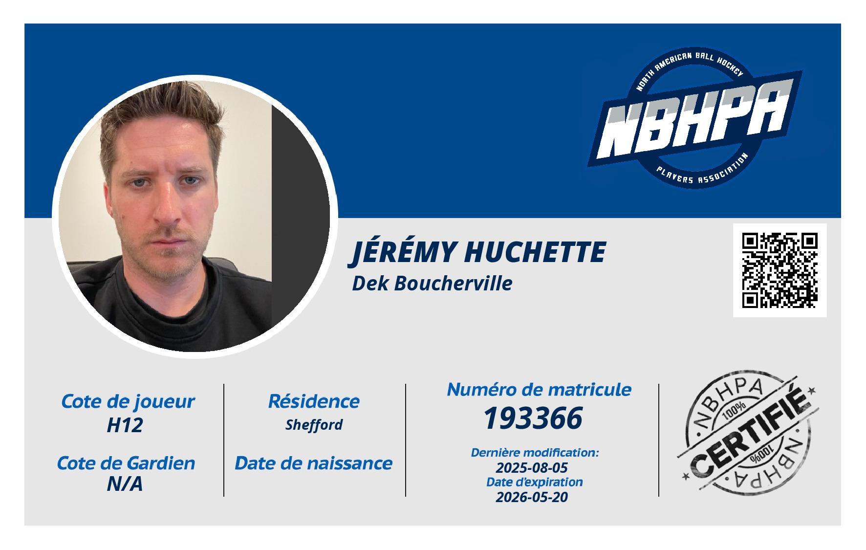 Jérémy Huchette