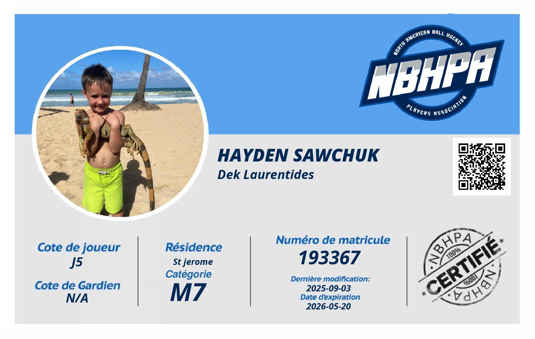 Hayden Sawchuk 