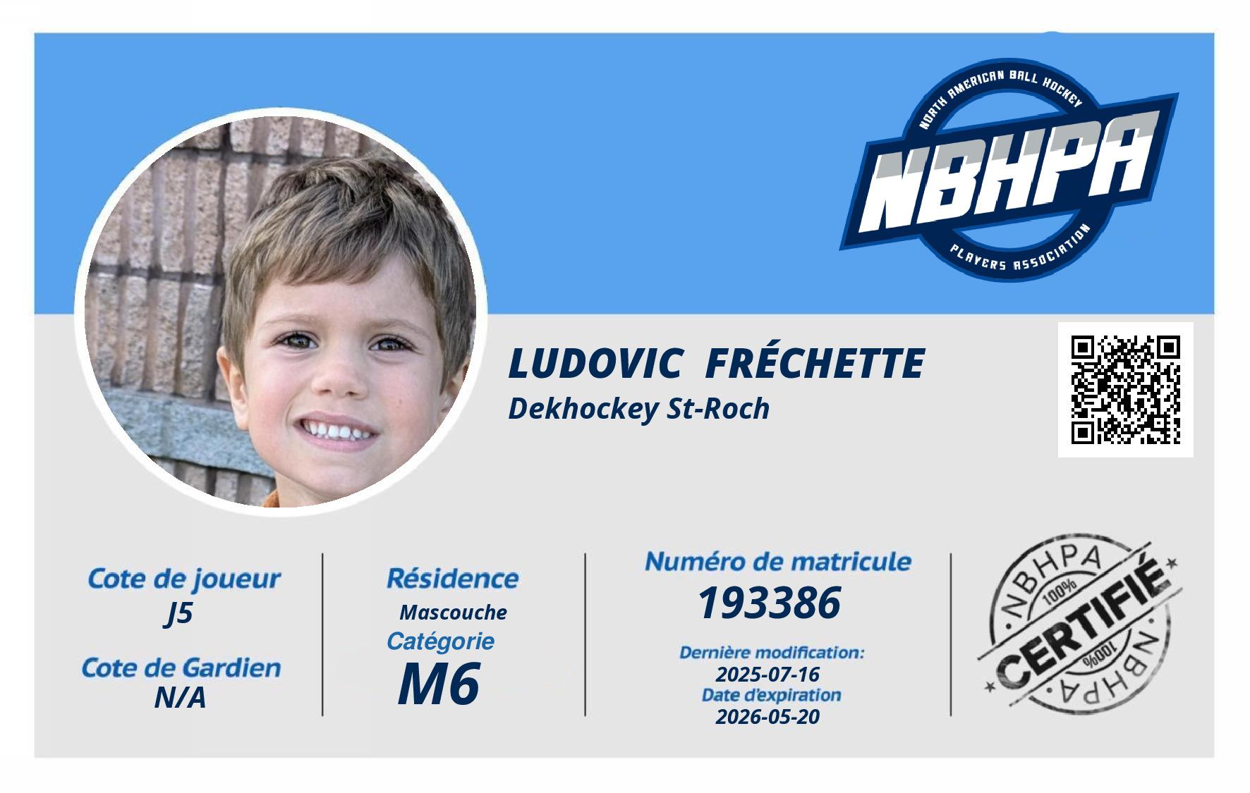 Ludovic  Fréchette 