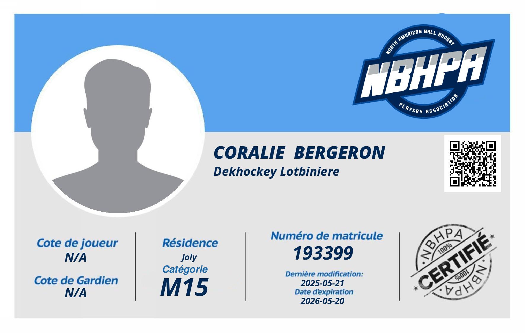 Coralie  Bergeron 