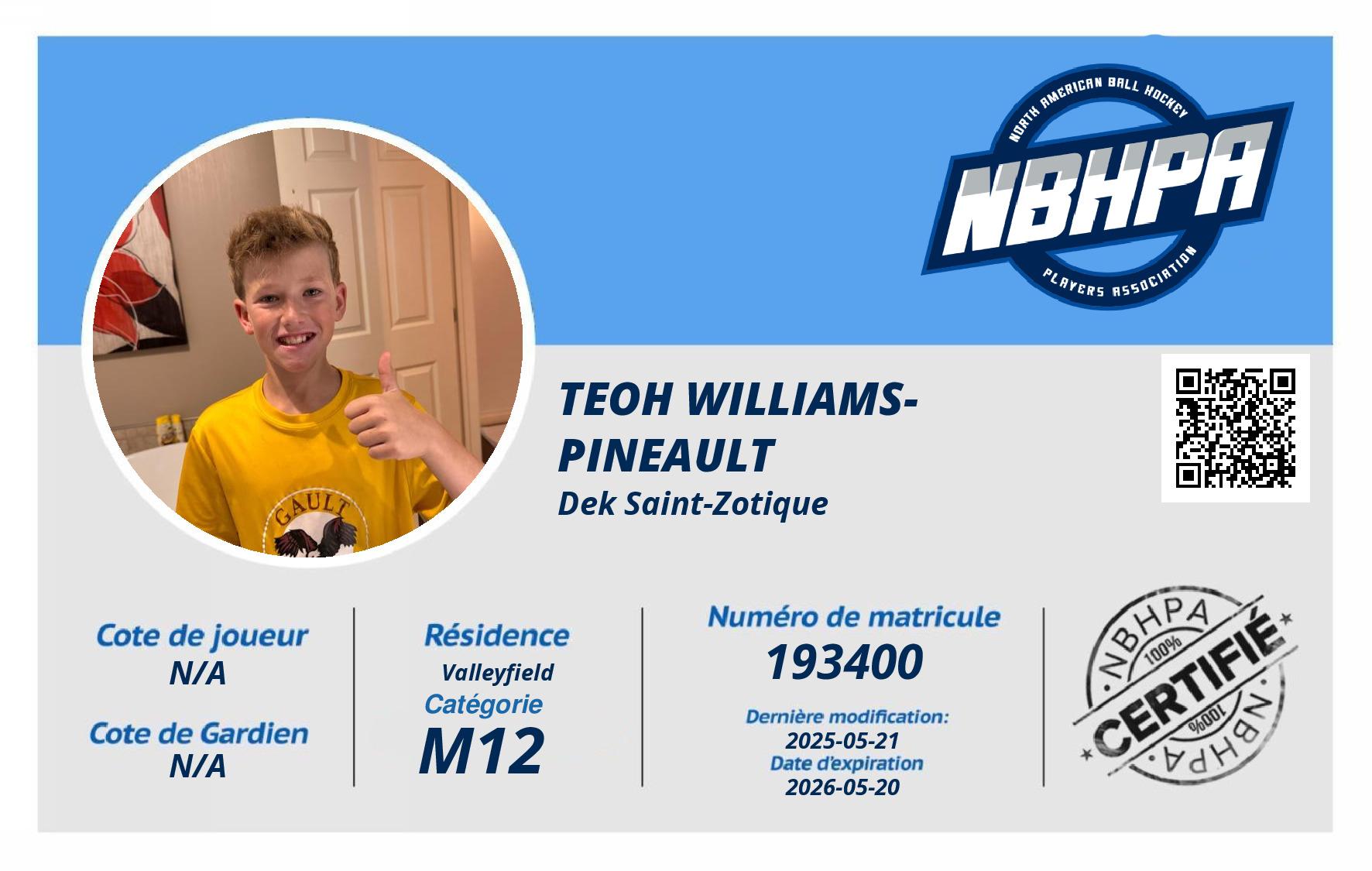 Teoh Williams-Pineault