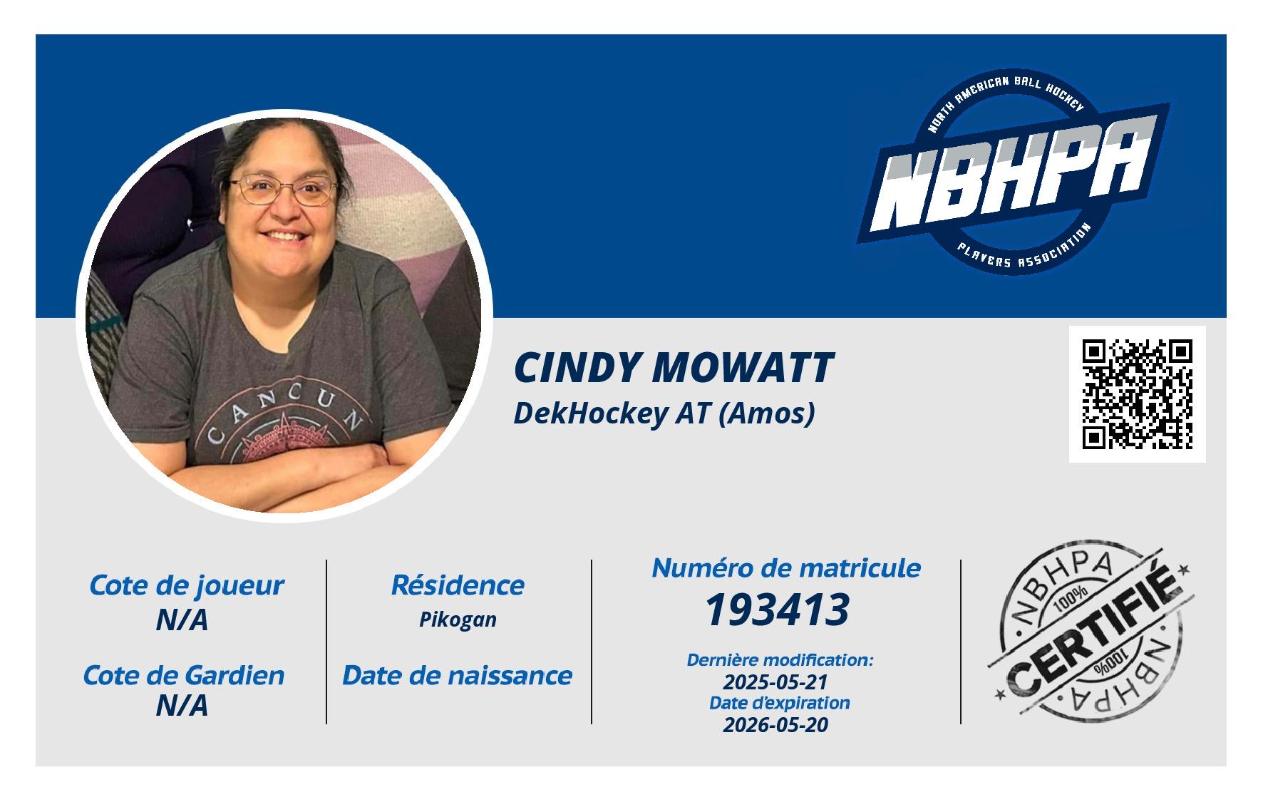 Cindy Mowatt