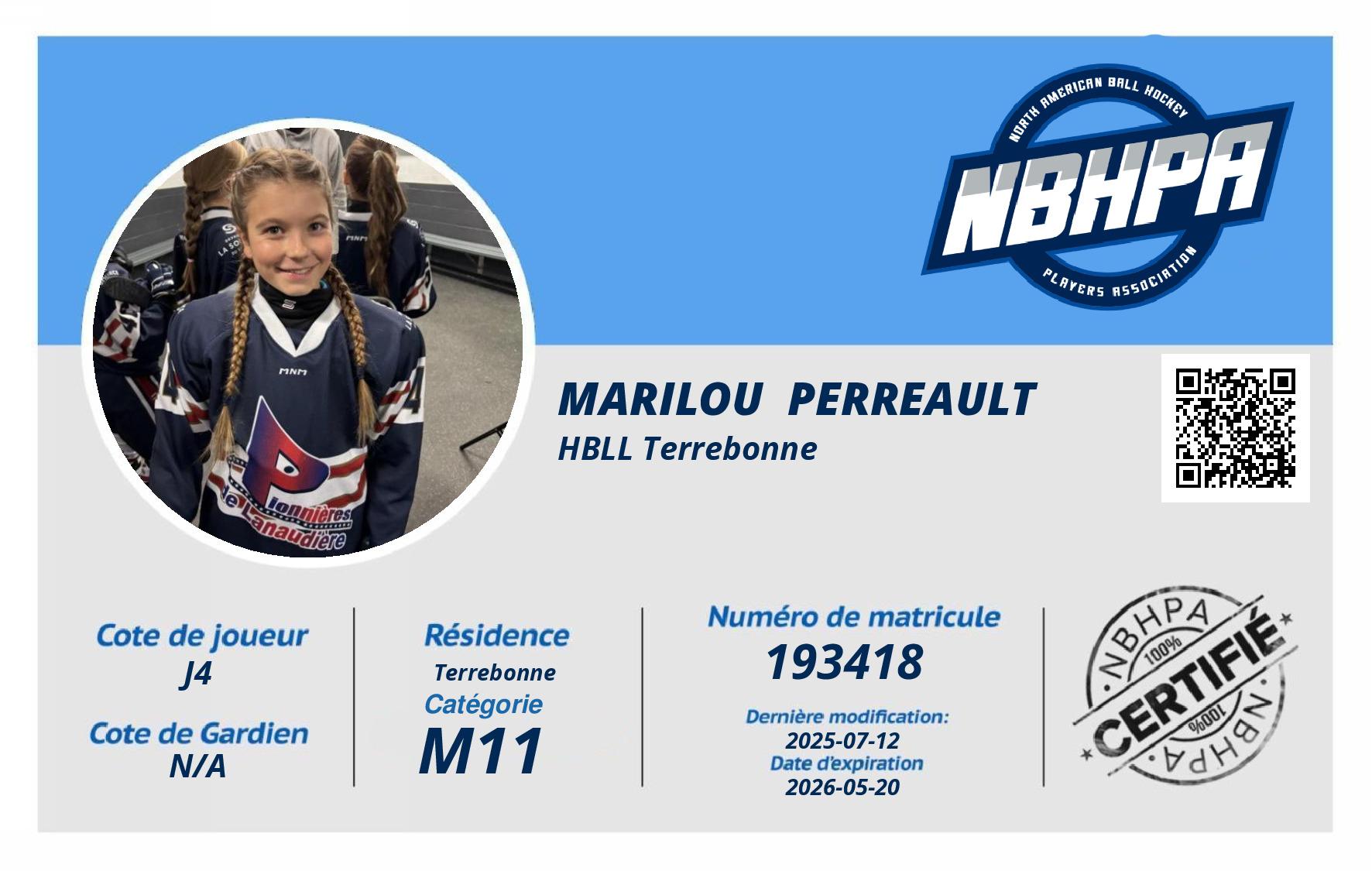 Marilou  Perreault